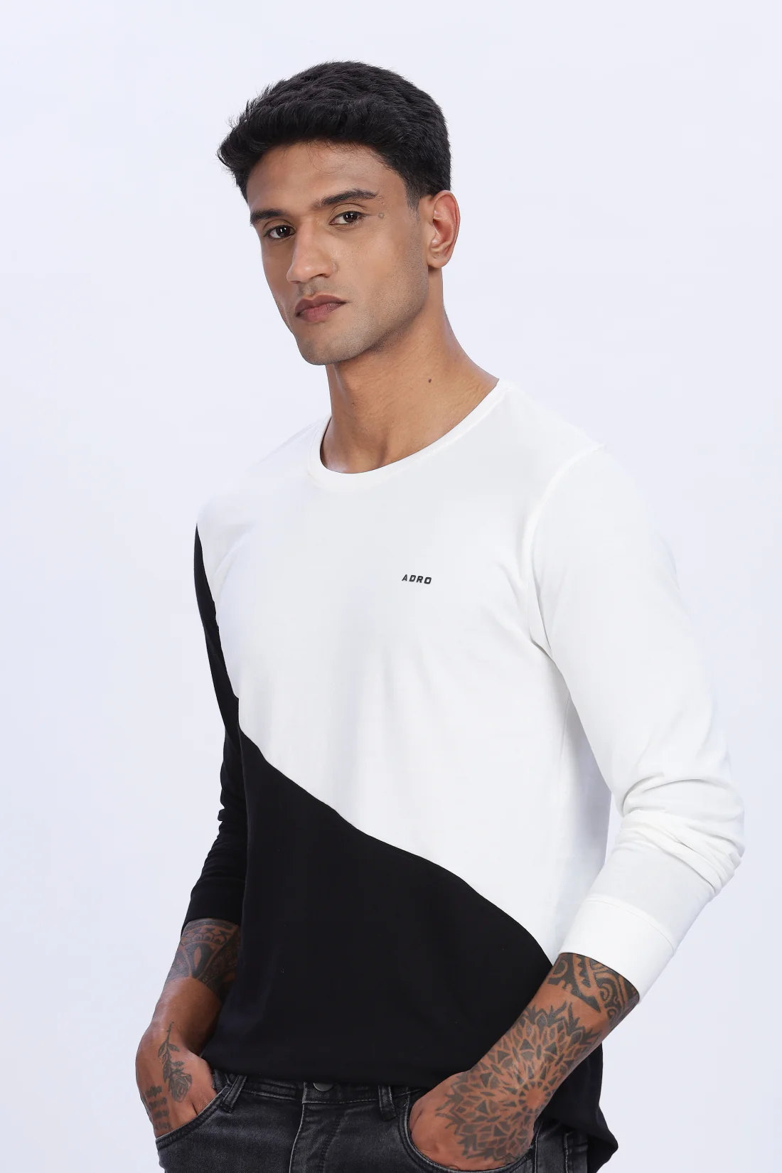 Men Multicolor Casual Relaxed Fit Round Neck T-Shirt - Image 6