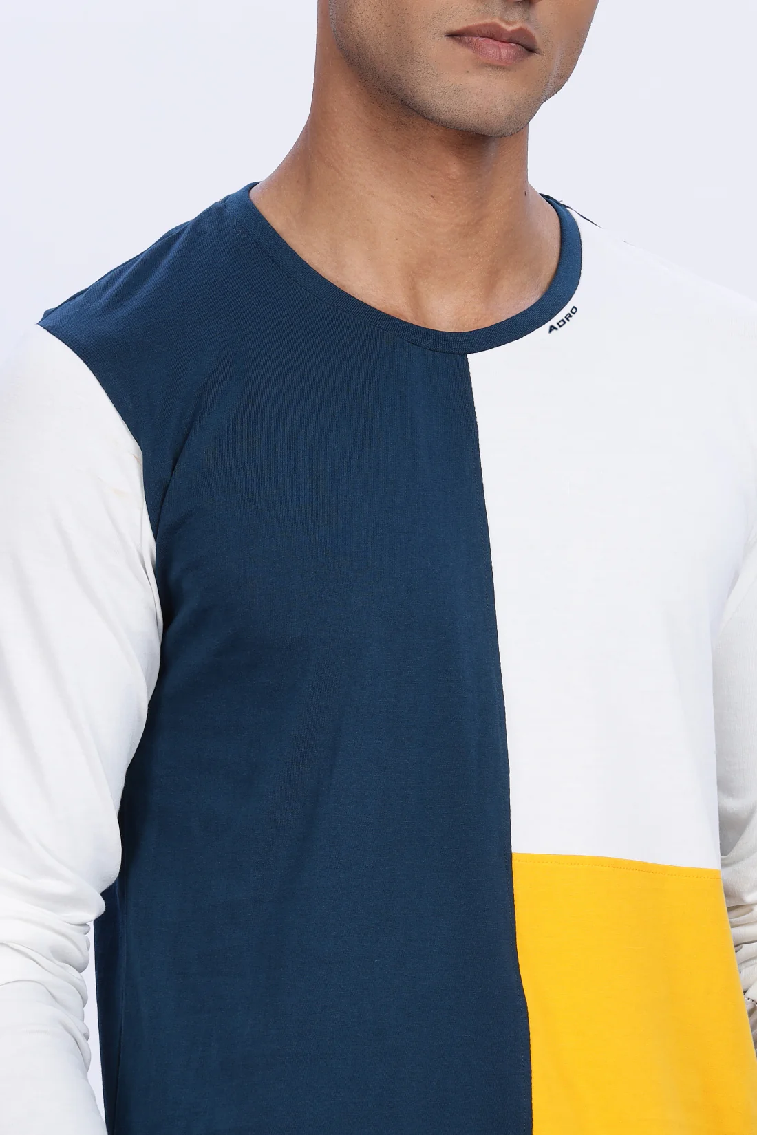 Men Multicolor Casual Trendy Full Sleeve Round Neck T-Shirt - Image 5