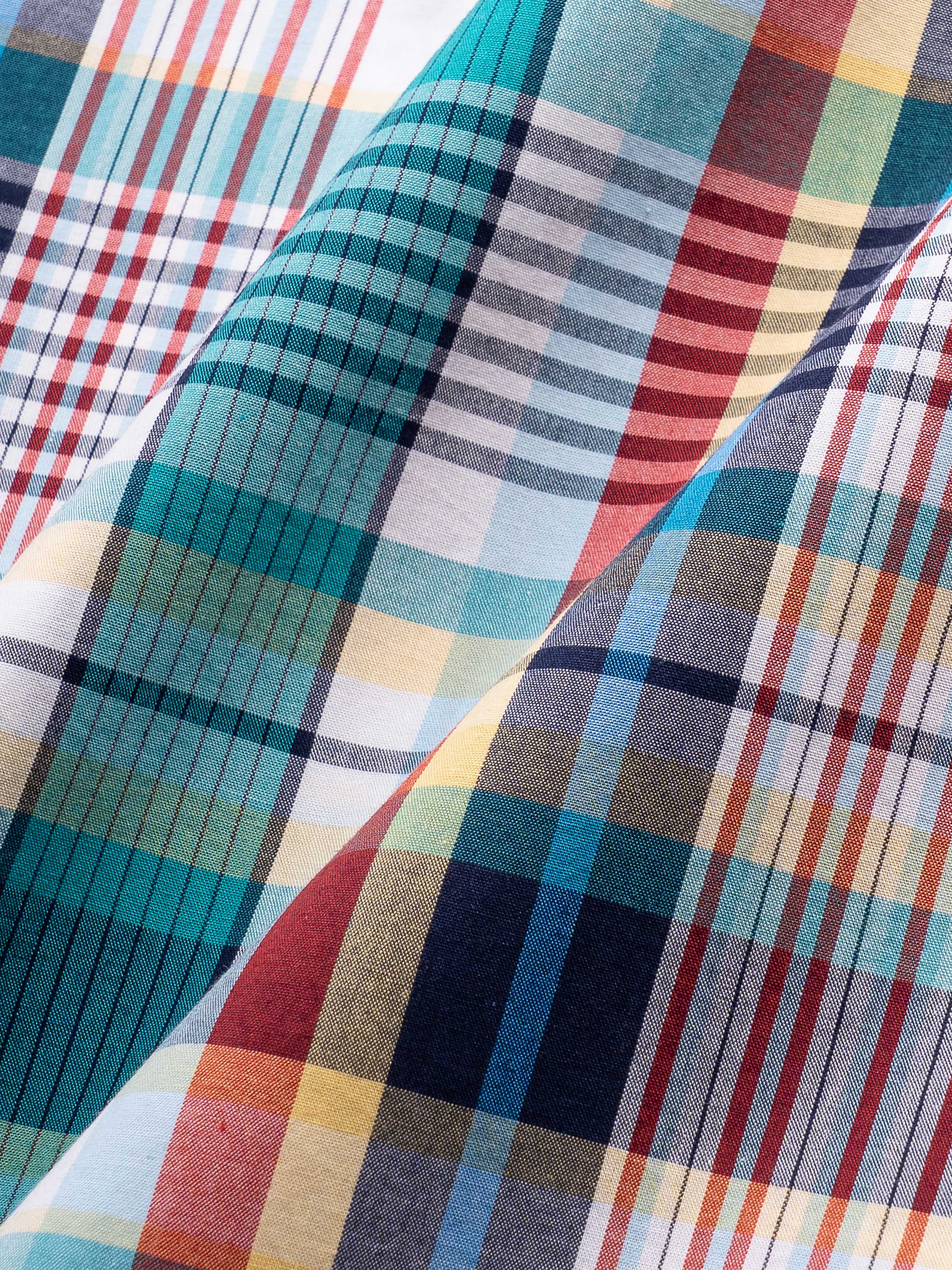 Men Multicolor Checked Shirt - Image 8