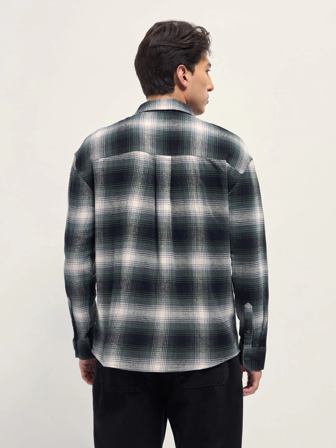Men Multicolor Checkered Relaxed-Fit Casual Shirt - Image 2