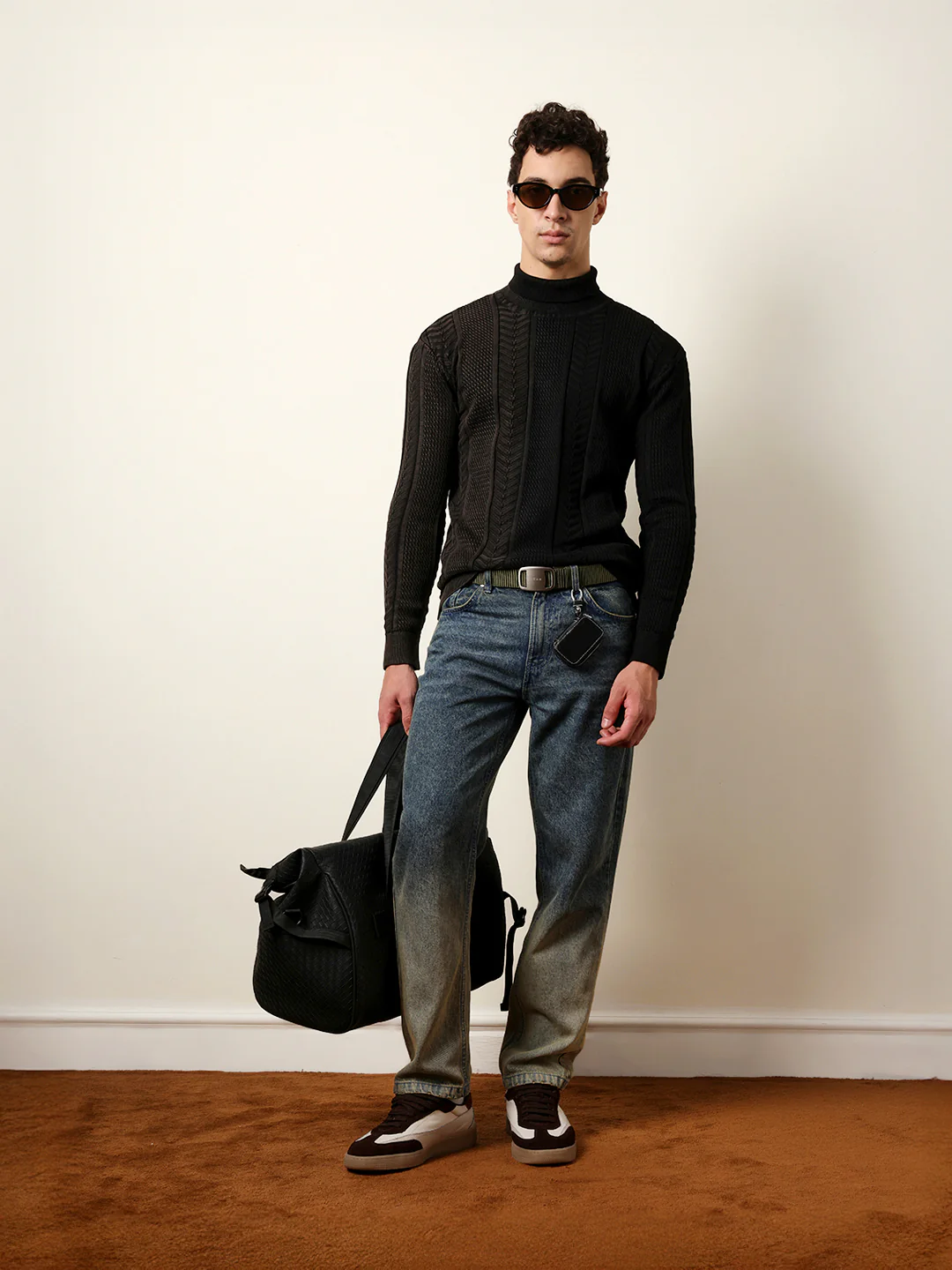 Men Multicolor Full Sleeve Relax T-Shirt - Image 2