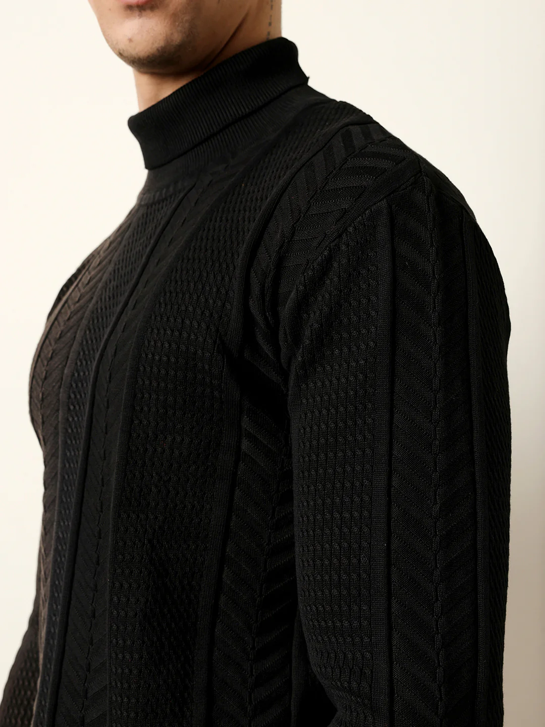 Men Multicolor Full Sleeve Relax T-Shirt - Image 6