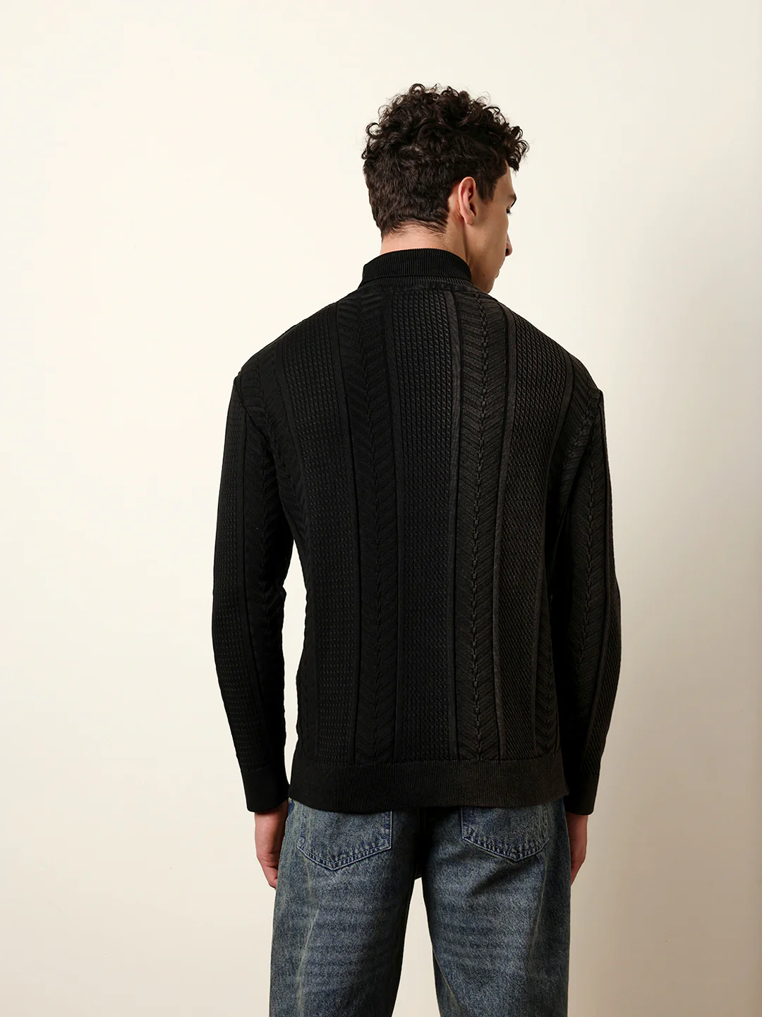 Men Multicolor Full Sleeve Relax T-Shirt - Image 7