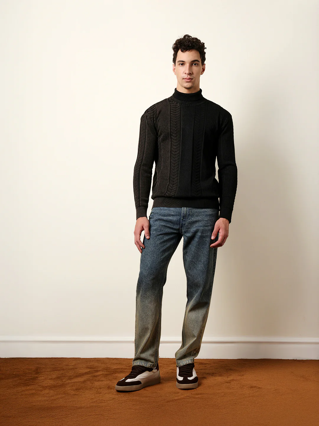 Men Multicolor Full Sleeve Relax T-Shirt - Image 8