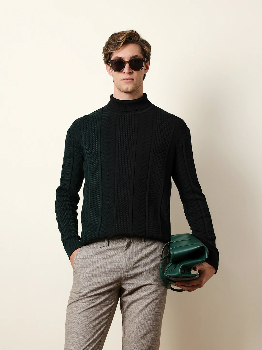 Men Multicolor Full Sleeve Relax T-Shirt