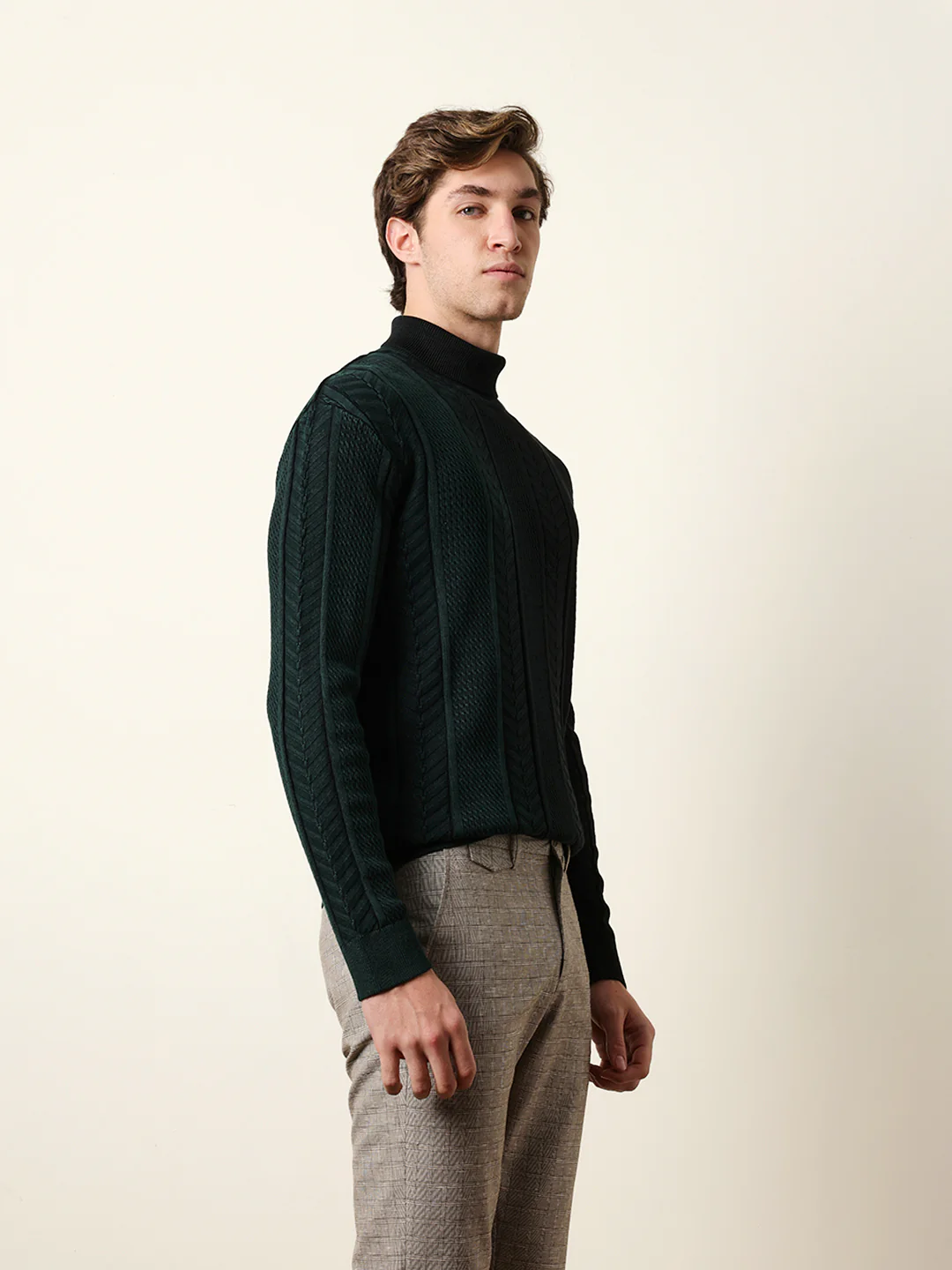 Men Multicolor Full Sleeve Relax T-Shirt - Image 5