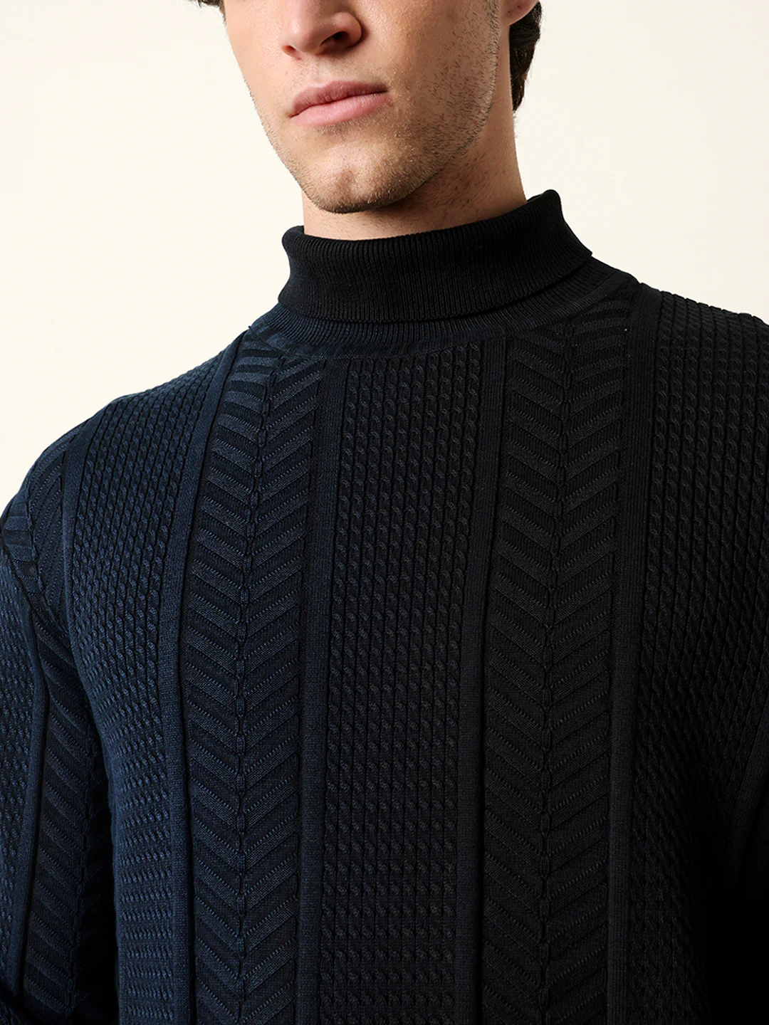 Men Multicolor Full Sleeve Relax T-Shirt - Image 6