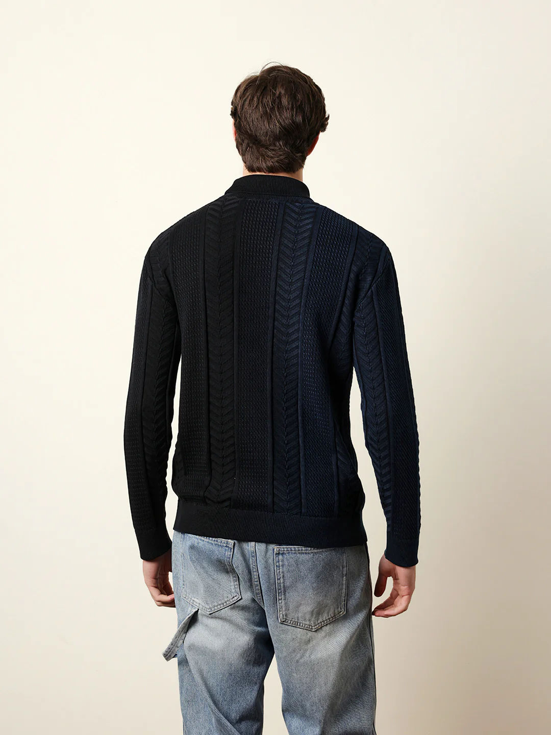 Men Multicolor Full Sleeve Relax T-Shirt - Image 7
