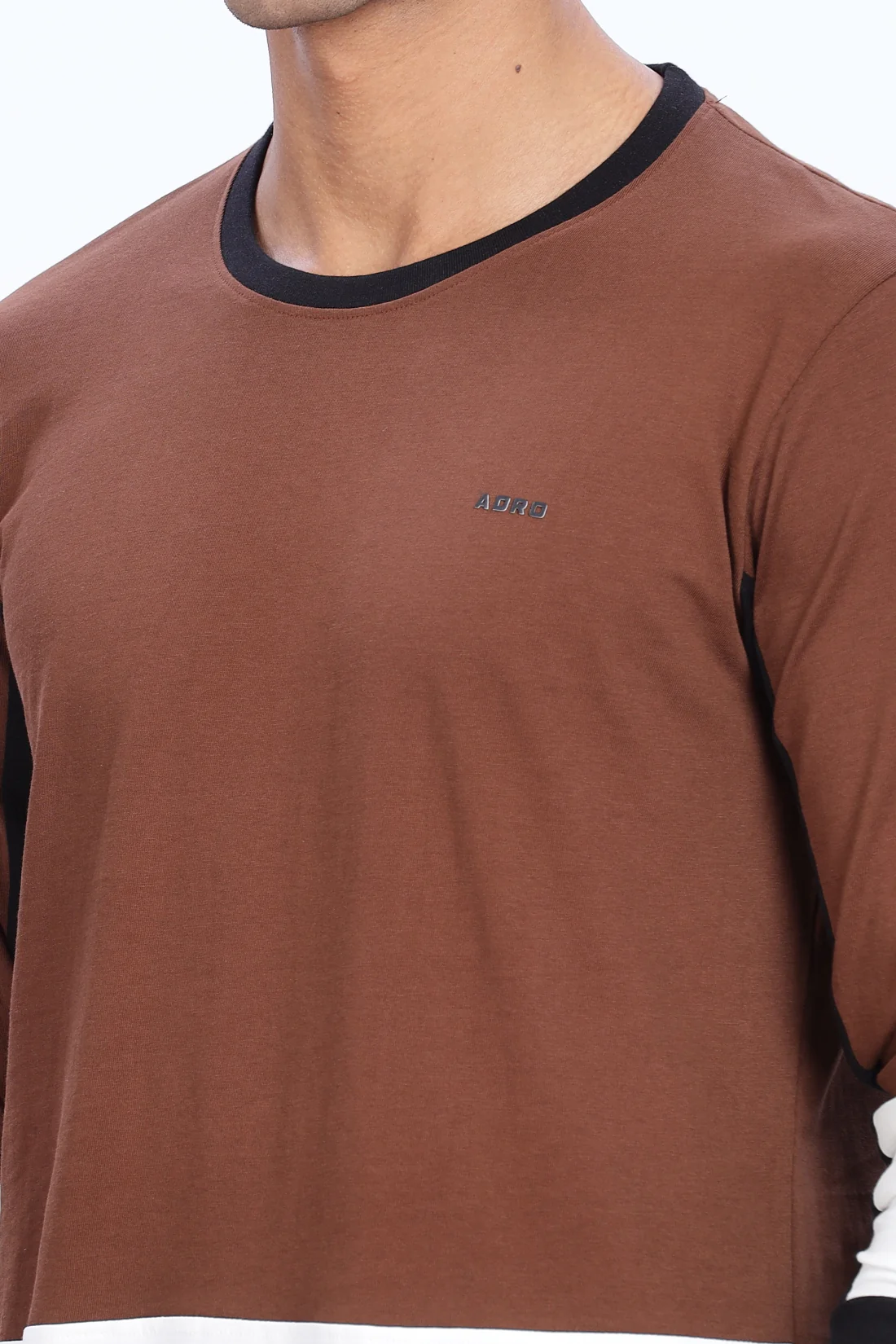 Men Multicolor Full Sleeve Relaxed Fit T-Shirt - Image 5