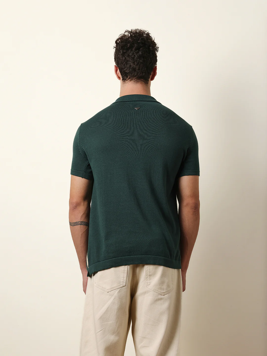 Men Multicolor Half Sleeve Polo T-Shirt - Image 7