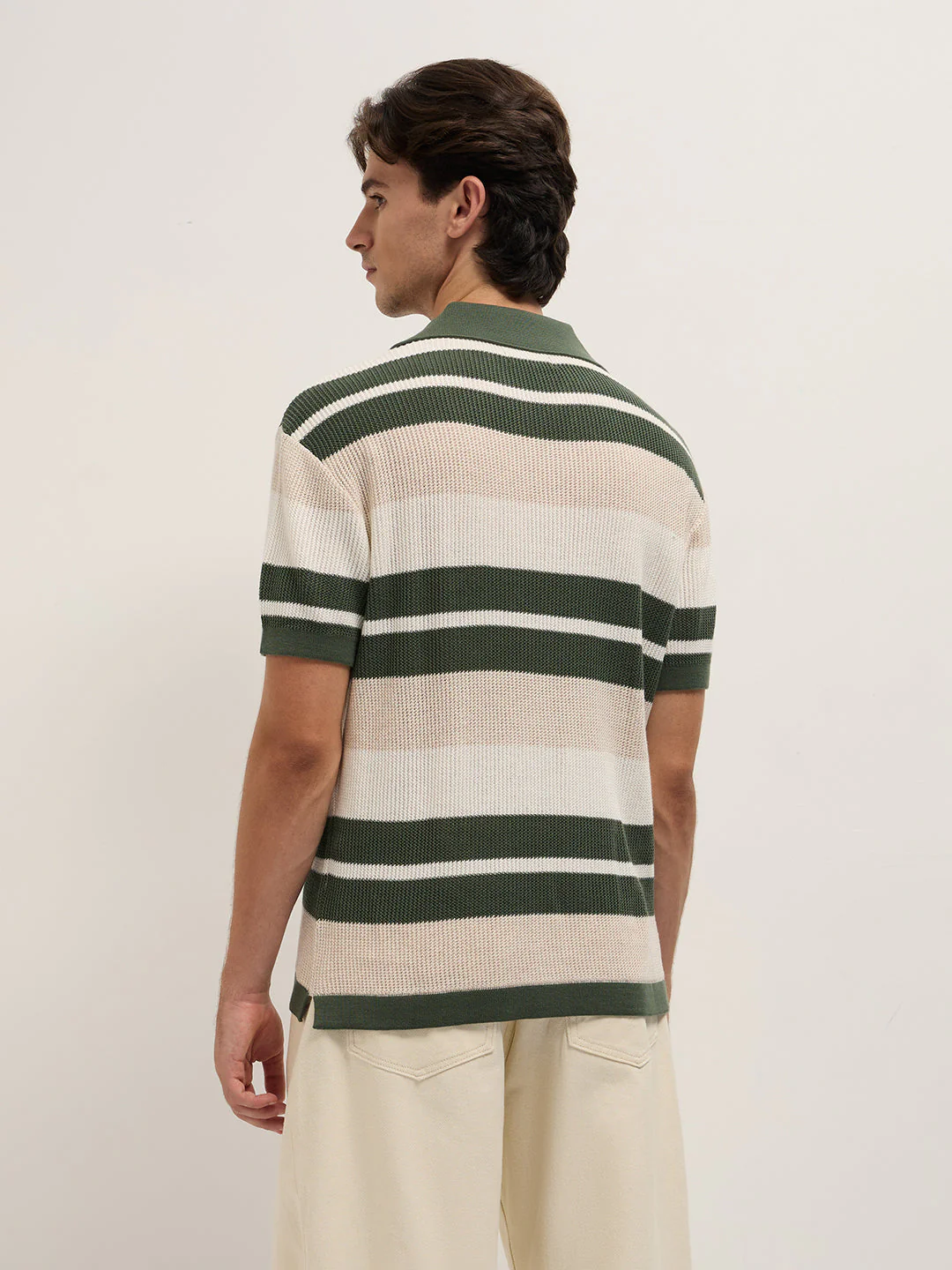 Men Multicolor Relaxed Fit Polo - Image 2