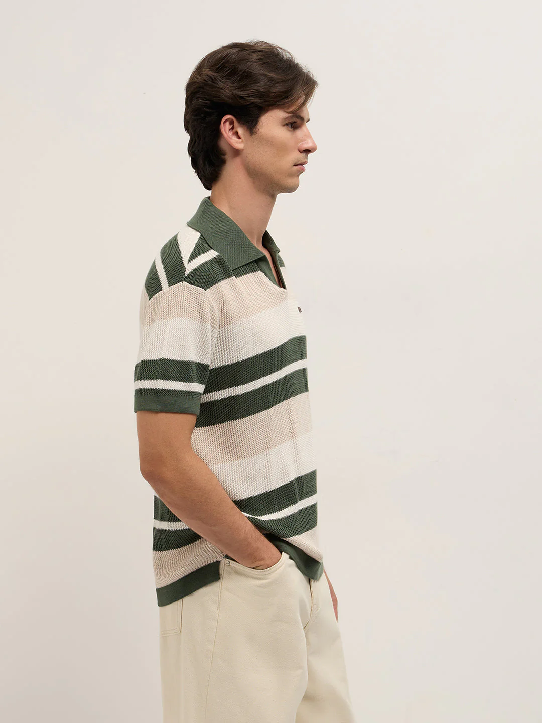 Men Multicolor Relaxed Fit Polo - Image 3