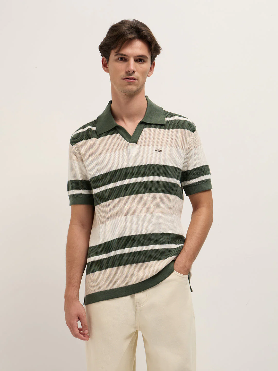 Men Multicolor Relaxed Fit Polo - Image 6