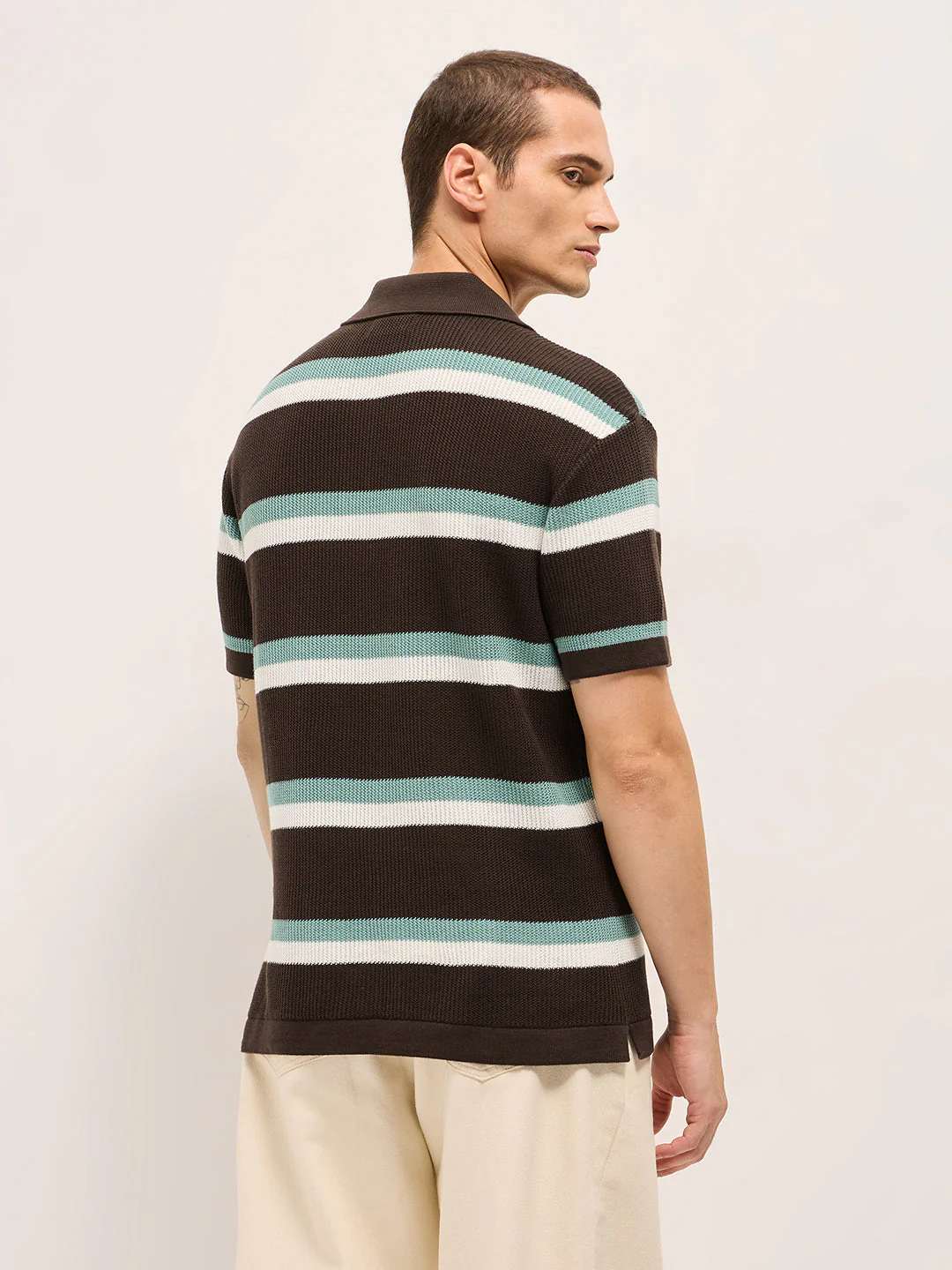 Men Multicolor Relaxed Fit Polo - Image 2
