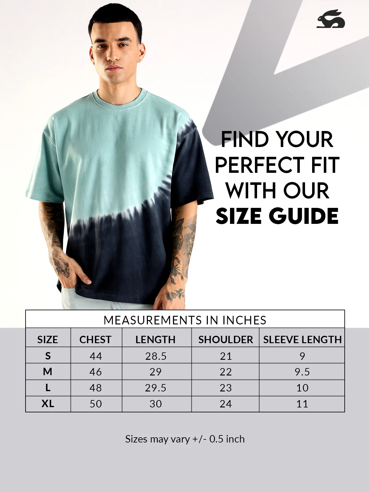 Men Multicolor Trendy Oversized Baggy Fit Drop Shoulder T-Shirt - Image 7