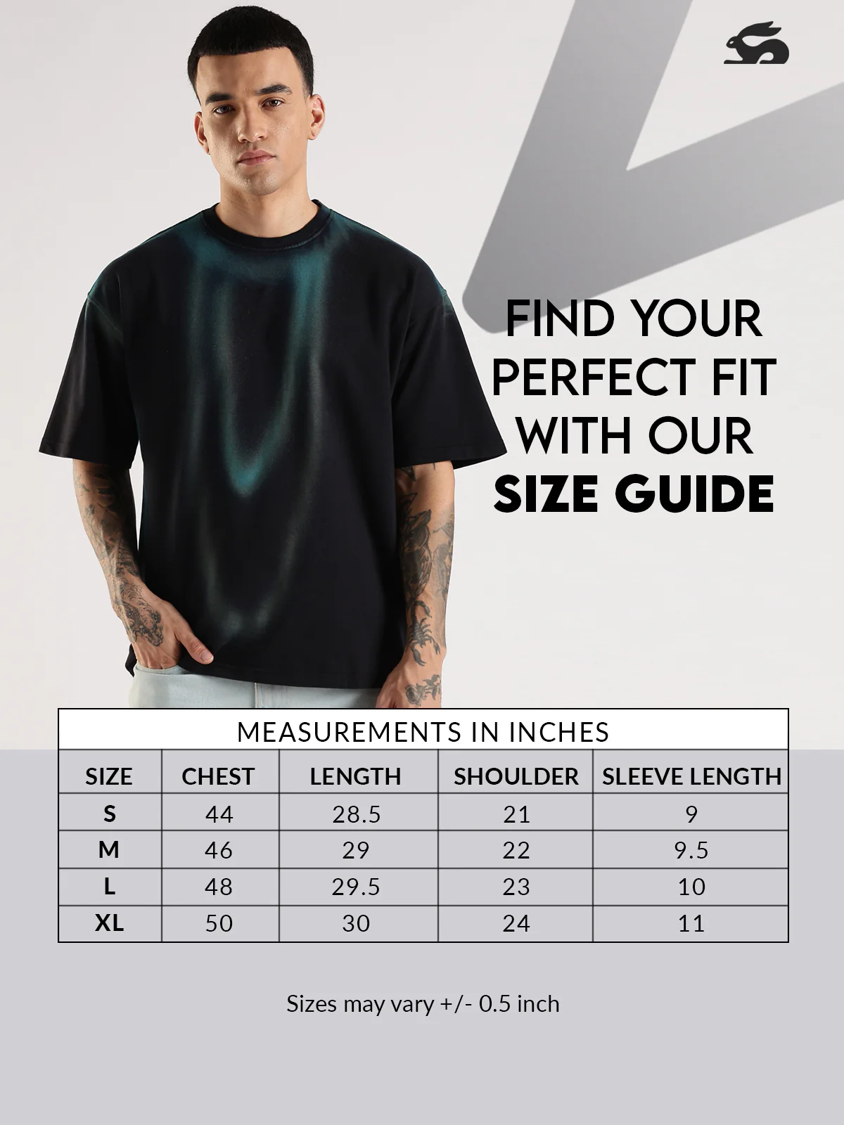 Men Multicolor Trendy Oversized Baggy Fit T-Shirt - Image 7