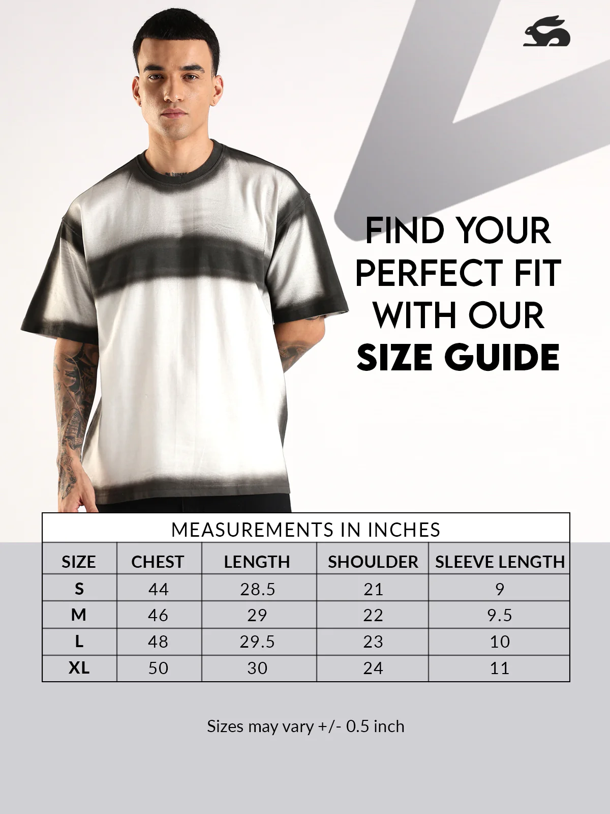 Men Multicolor Trendy Oversized French Terry Cotton Heavy Fabric Crew Neck T-Shirt - Image 7