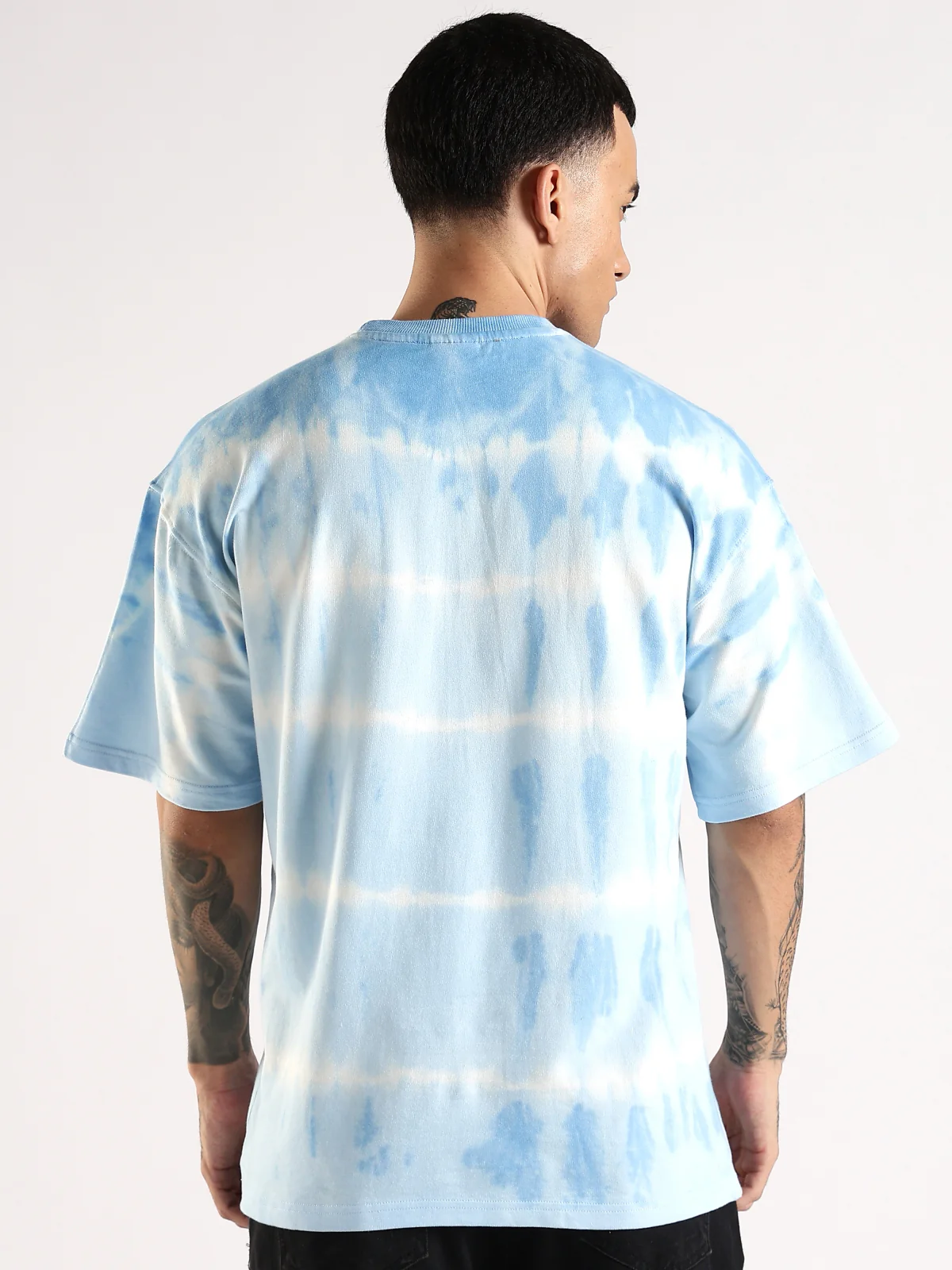 Men Multicolor Trendy Oversized T-Shirt - Image 4