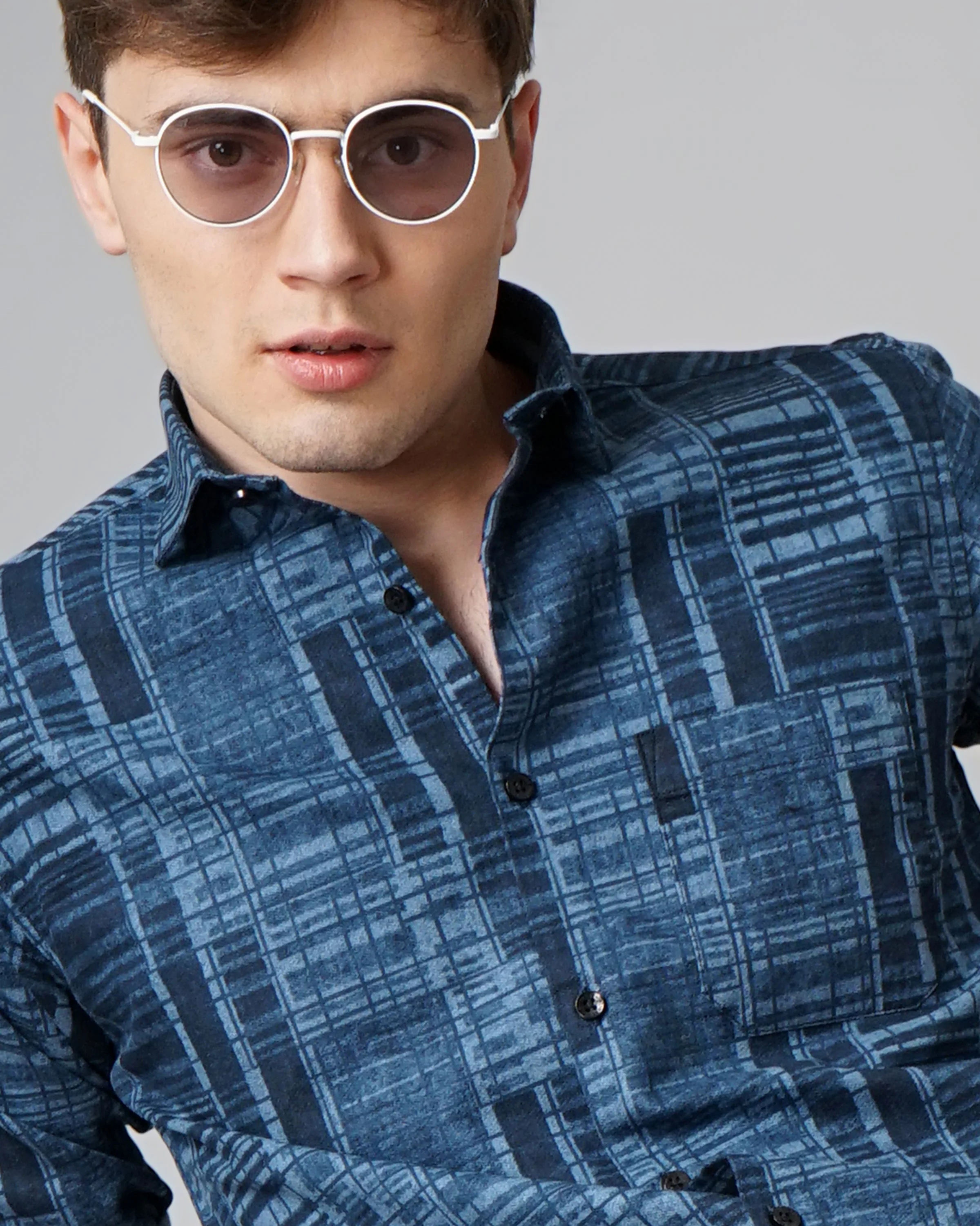 Men Murk Navy Shirt - Image 2