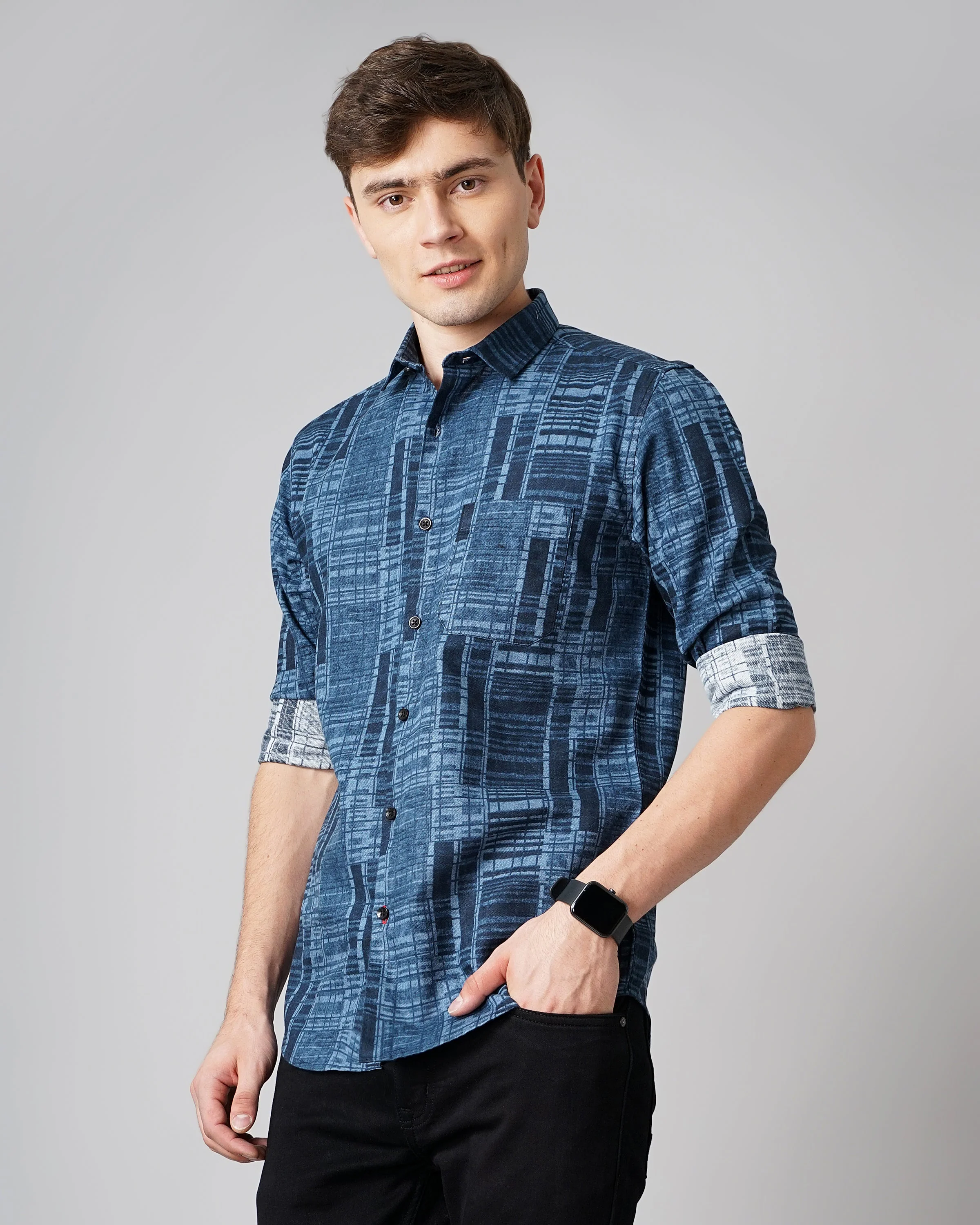 Men Murk Navy Shirt - Image 4