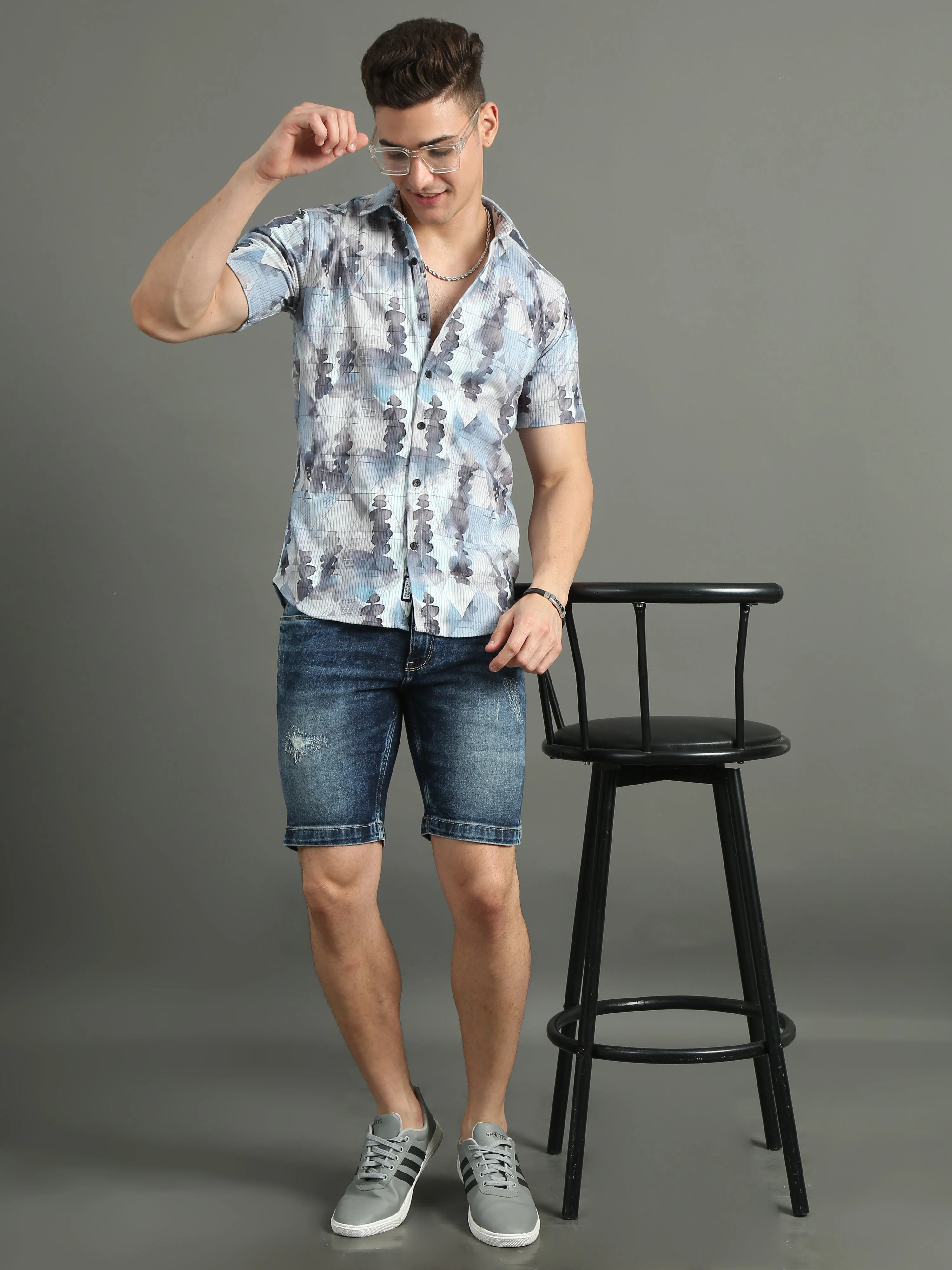Men Music in Motion White Oversized T-Shirt - Image 6