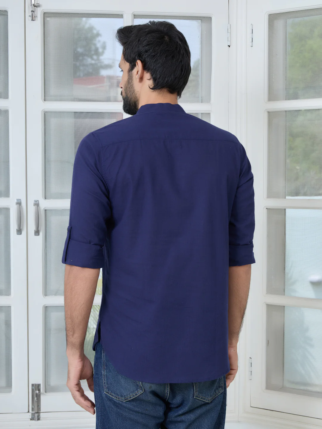 Men Nave Pure cotton Short Kurta - Image 5
