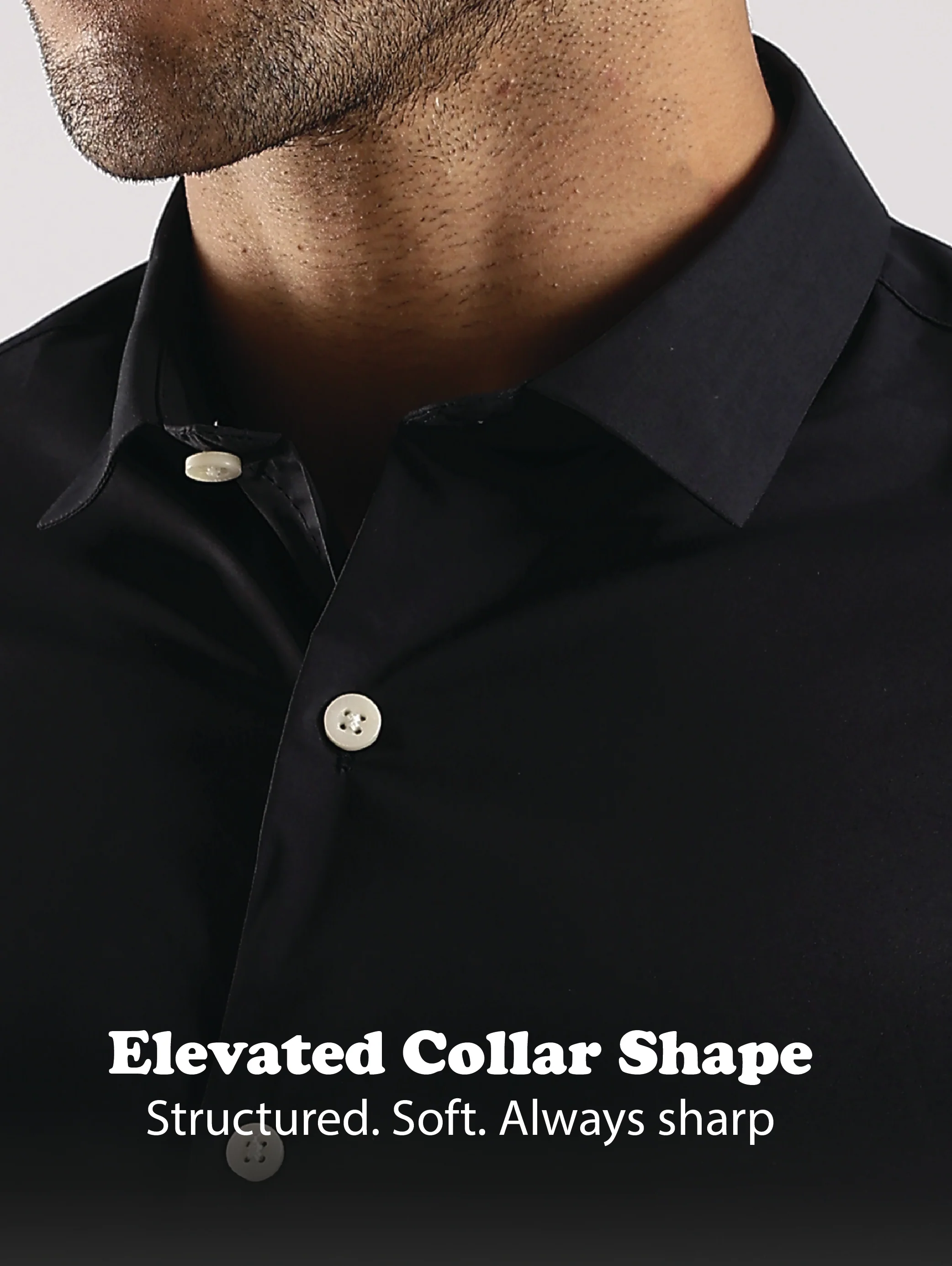Men Navy Blue Cotton Slim Fit Shirt - Image 11