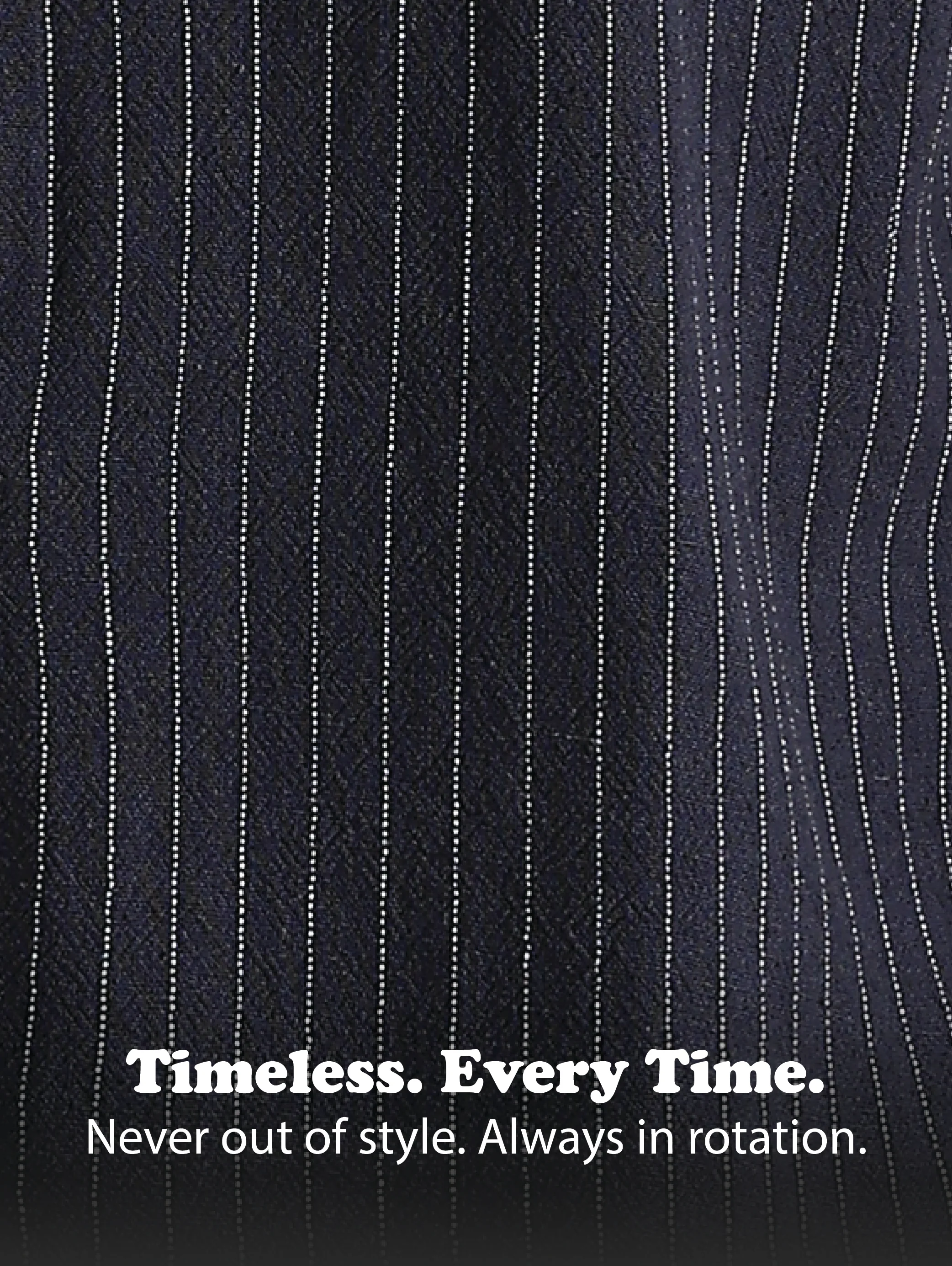 Men Navy Blue Linen Blend Striped Shirt - Image 13