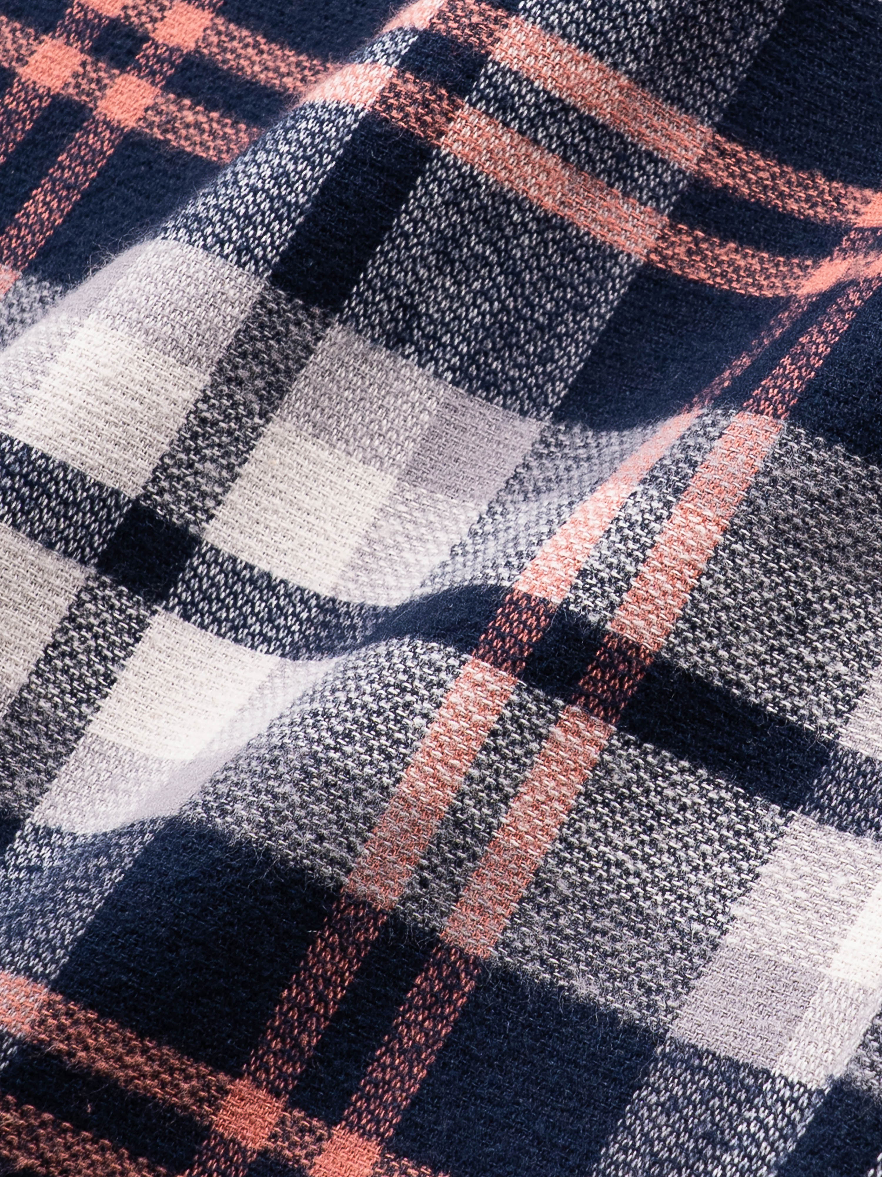 Men Navy Checked Shirt - Image 8