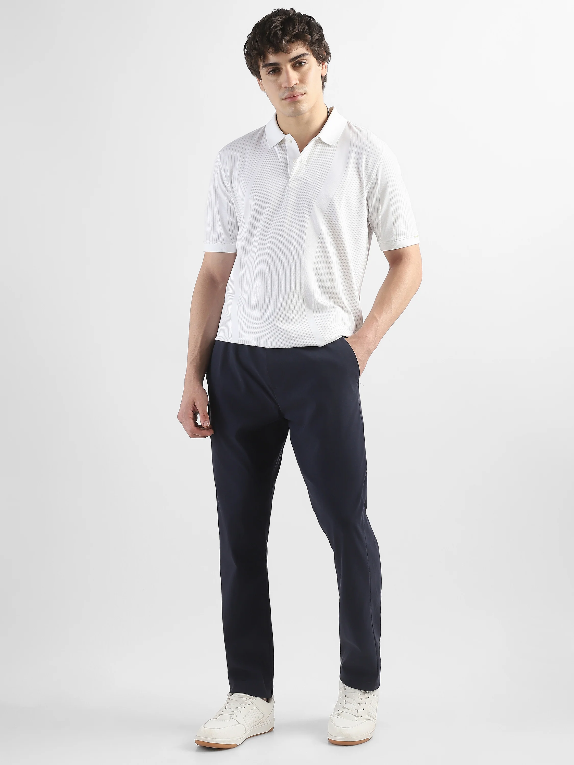 Men Navy Parachute Pants - Image 2