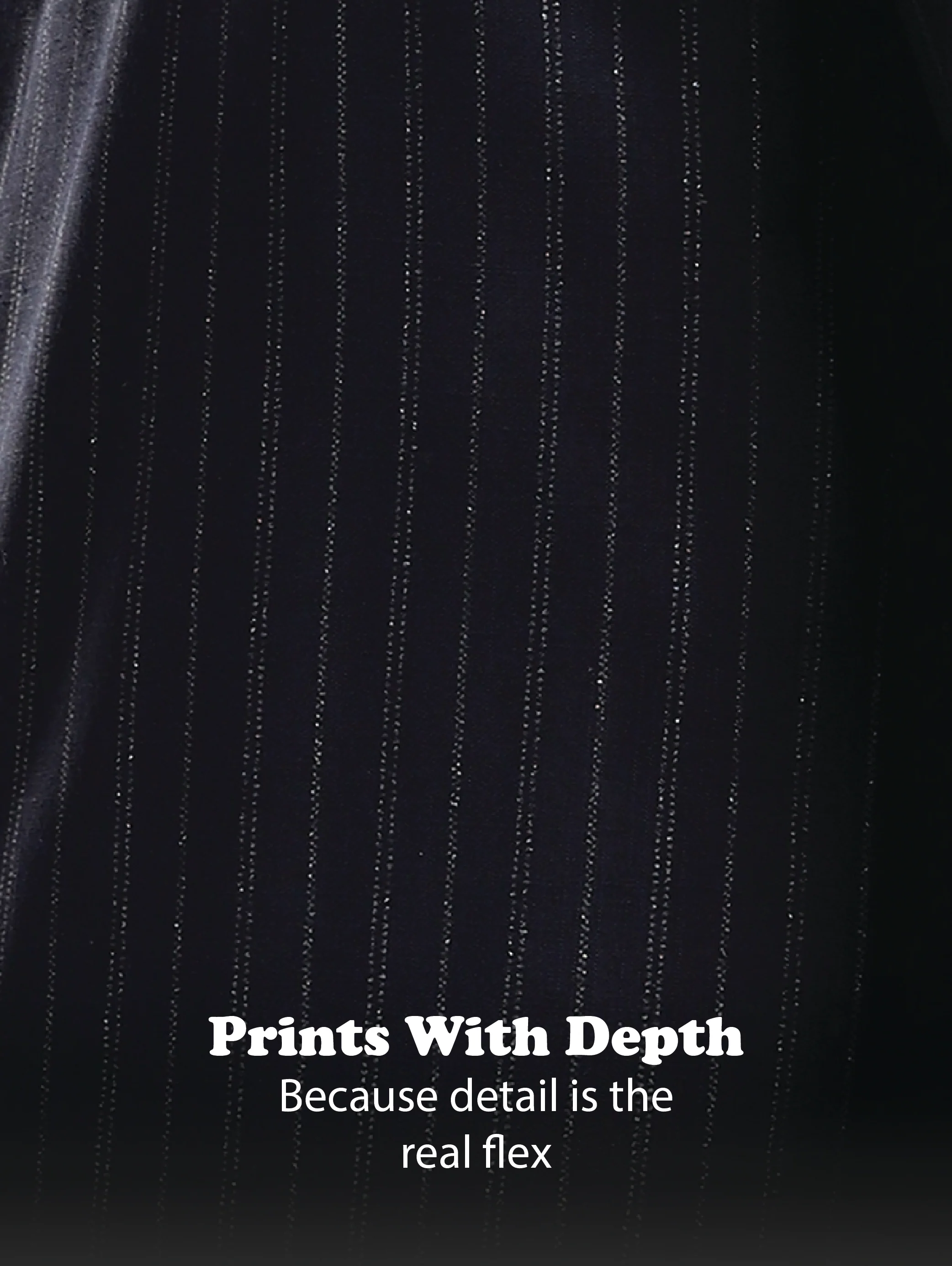 Men Navy Cotton Slim Fit Striped Glitter Shirt - Image 14