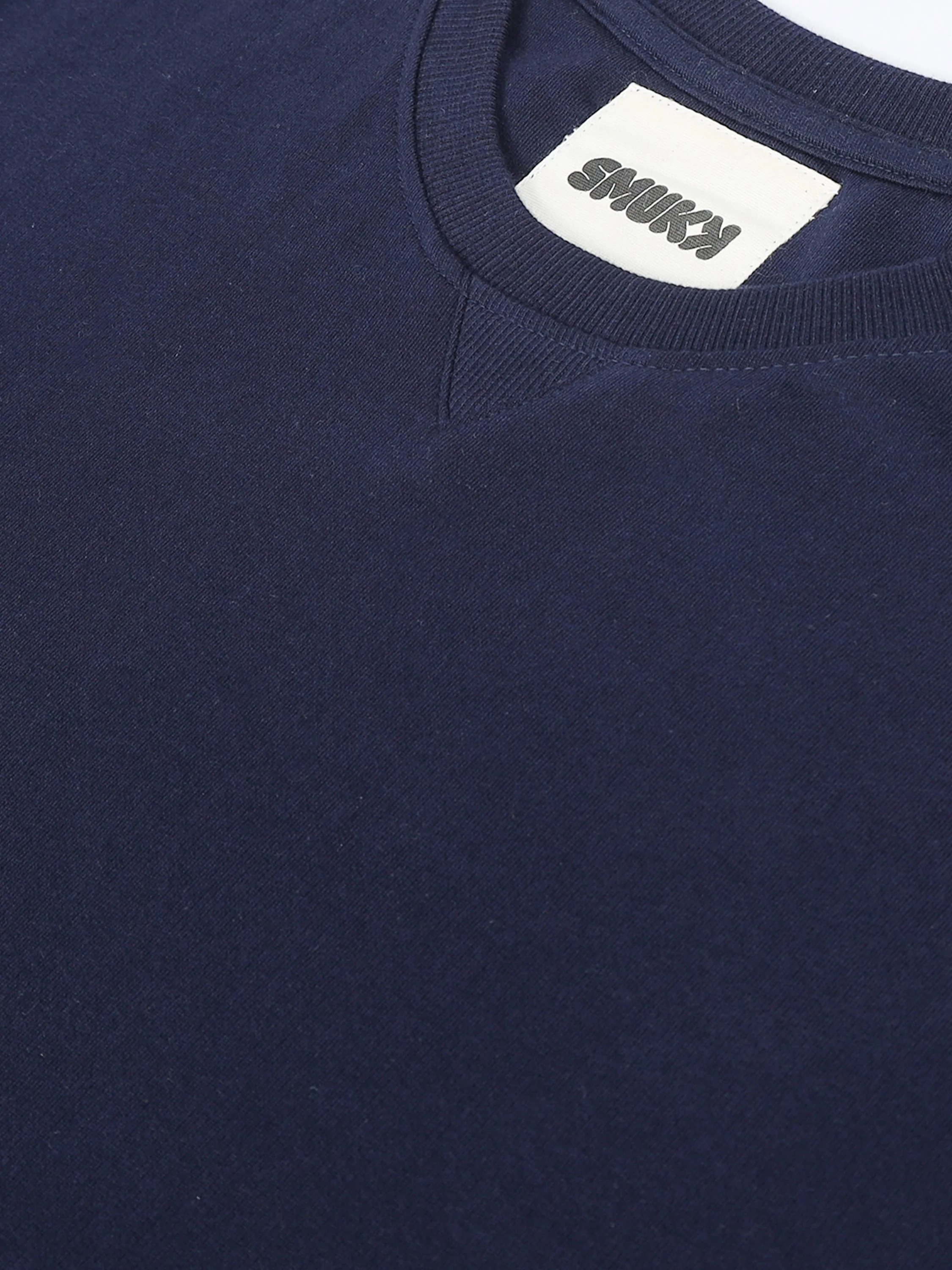 Men Navy Oversized Sweatshirt - Image 4