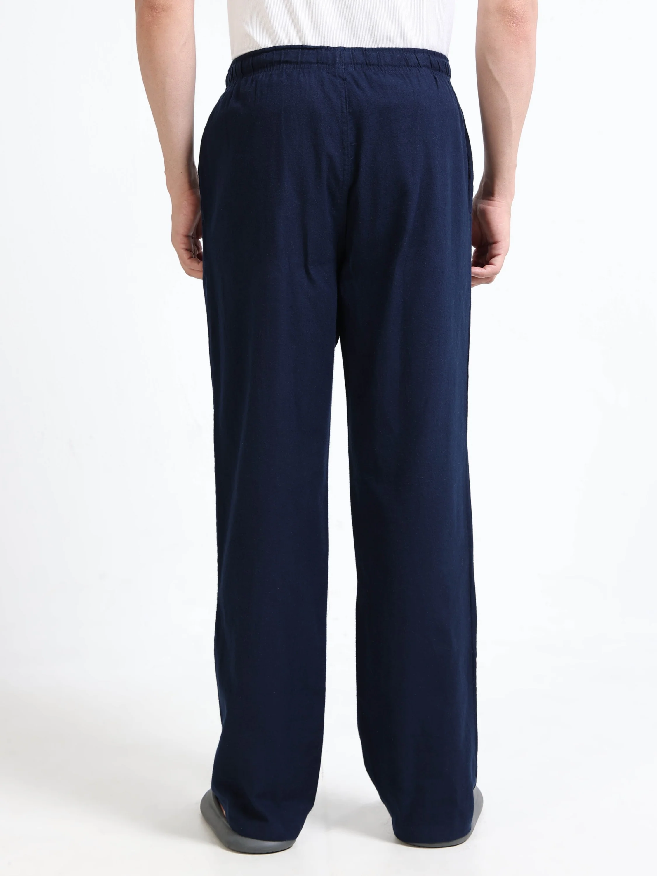 Men Navy Comfy Lounge Pants - Image 4