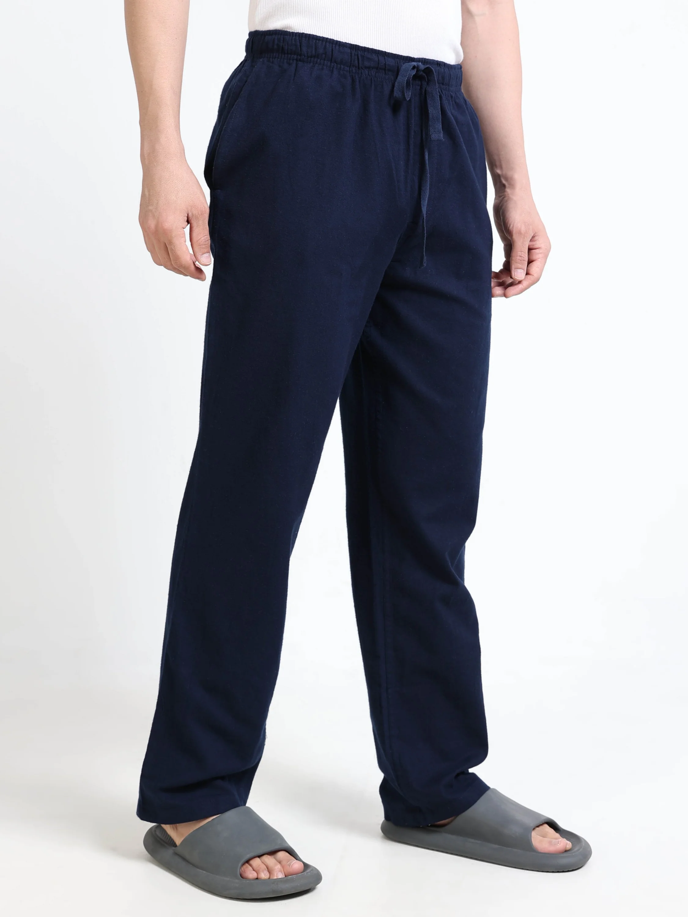 Men Navy Comfy Lounge Pants - Image 5