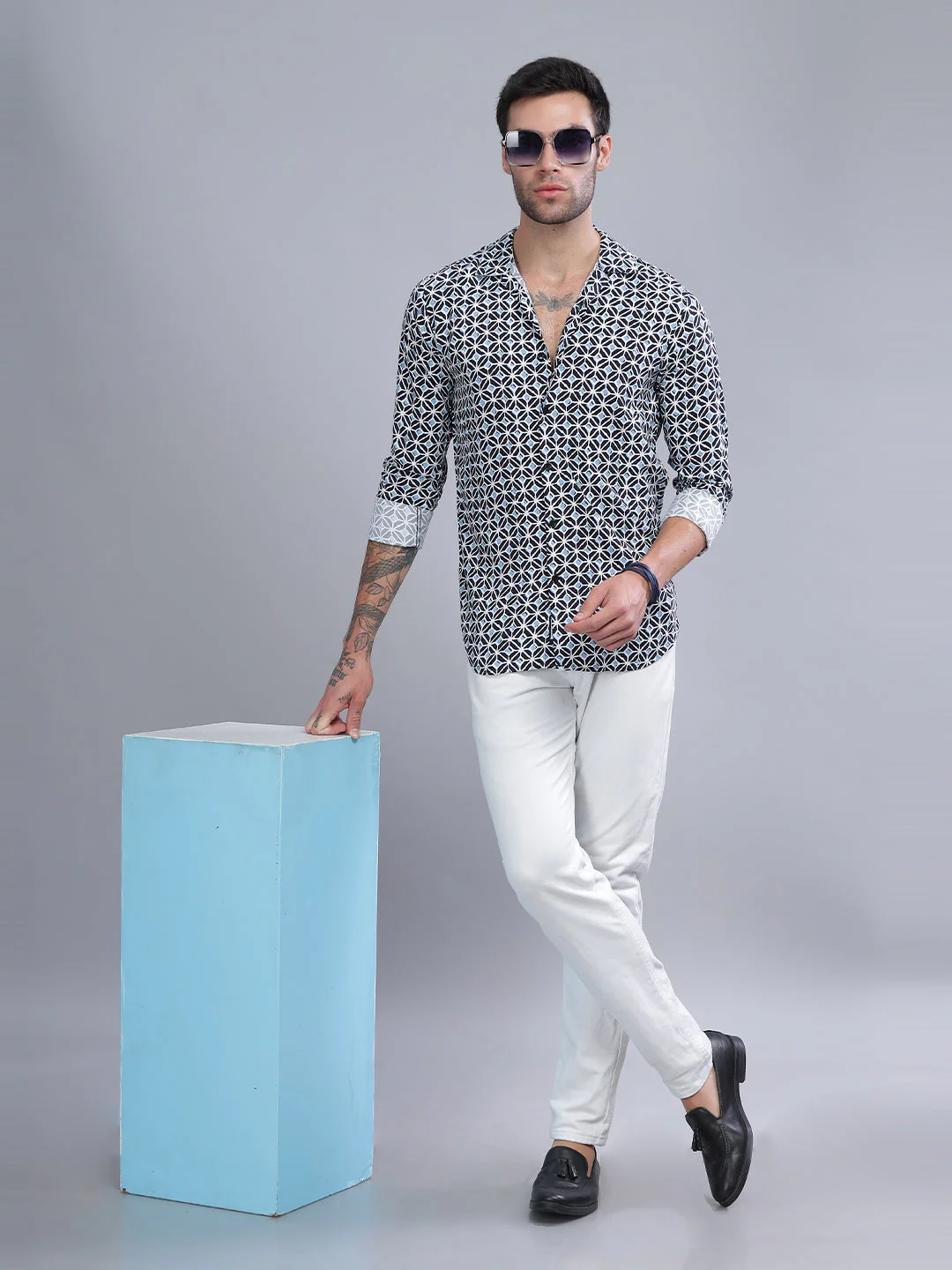 Men Nome Brown Rayon Shirt - Image 6