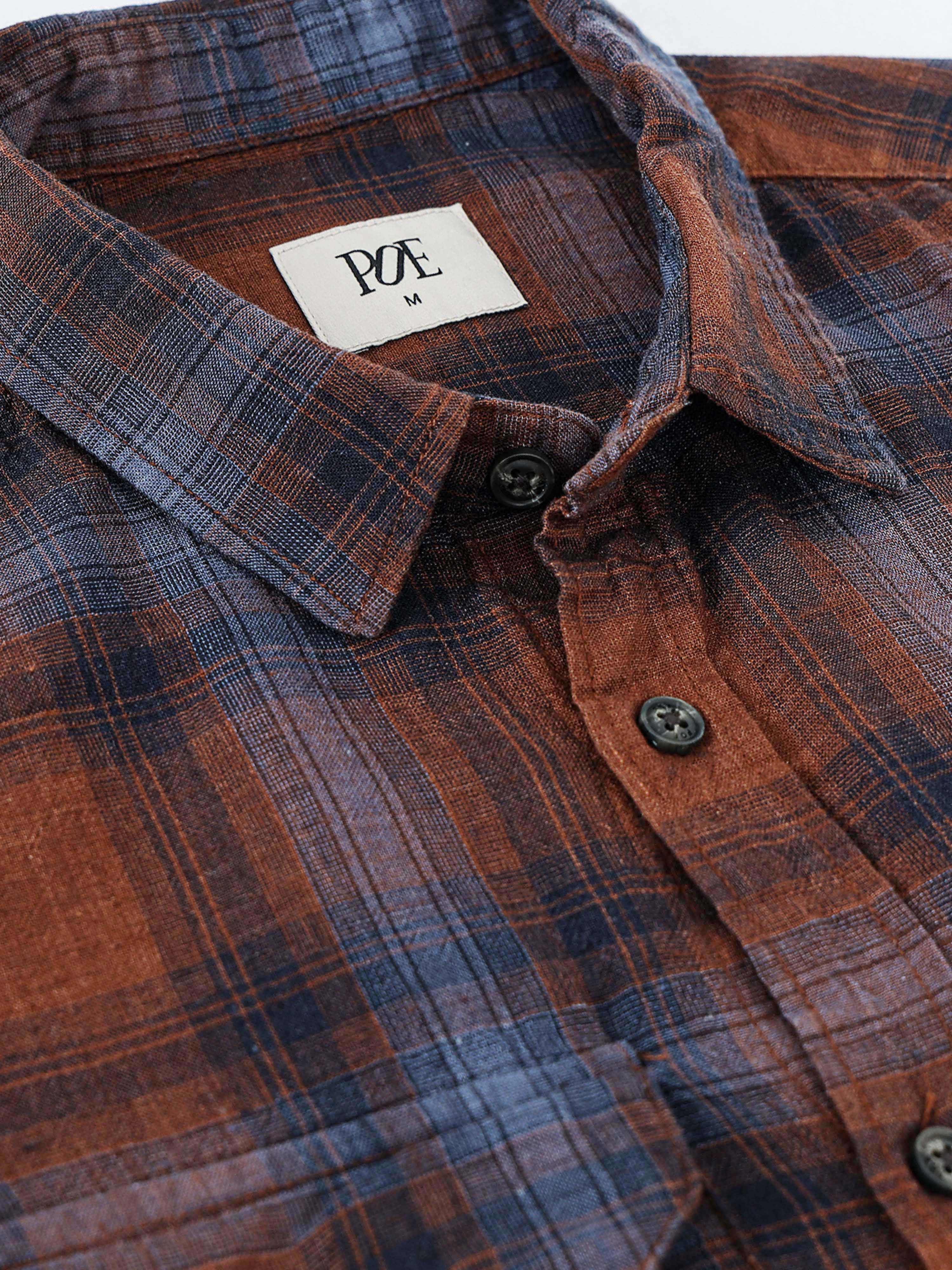 Men Nova Textured Check Shirt - Image 2