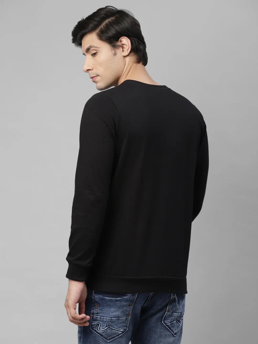 Men Terry Round Neck Sweatshirt - Image 2