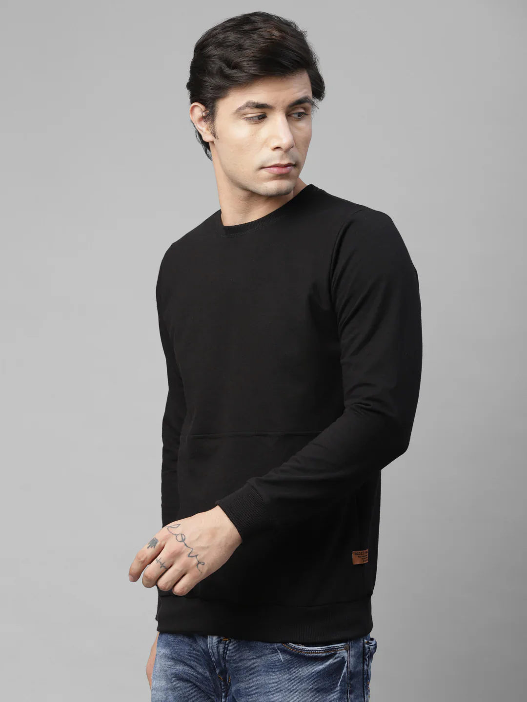 Men Terry Round Neck Sweatshirt - Image 3
