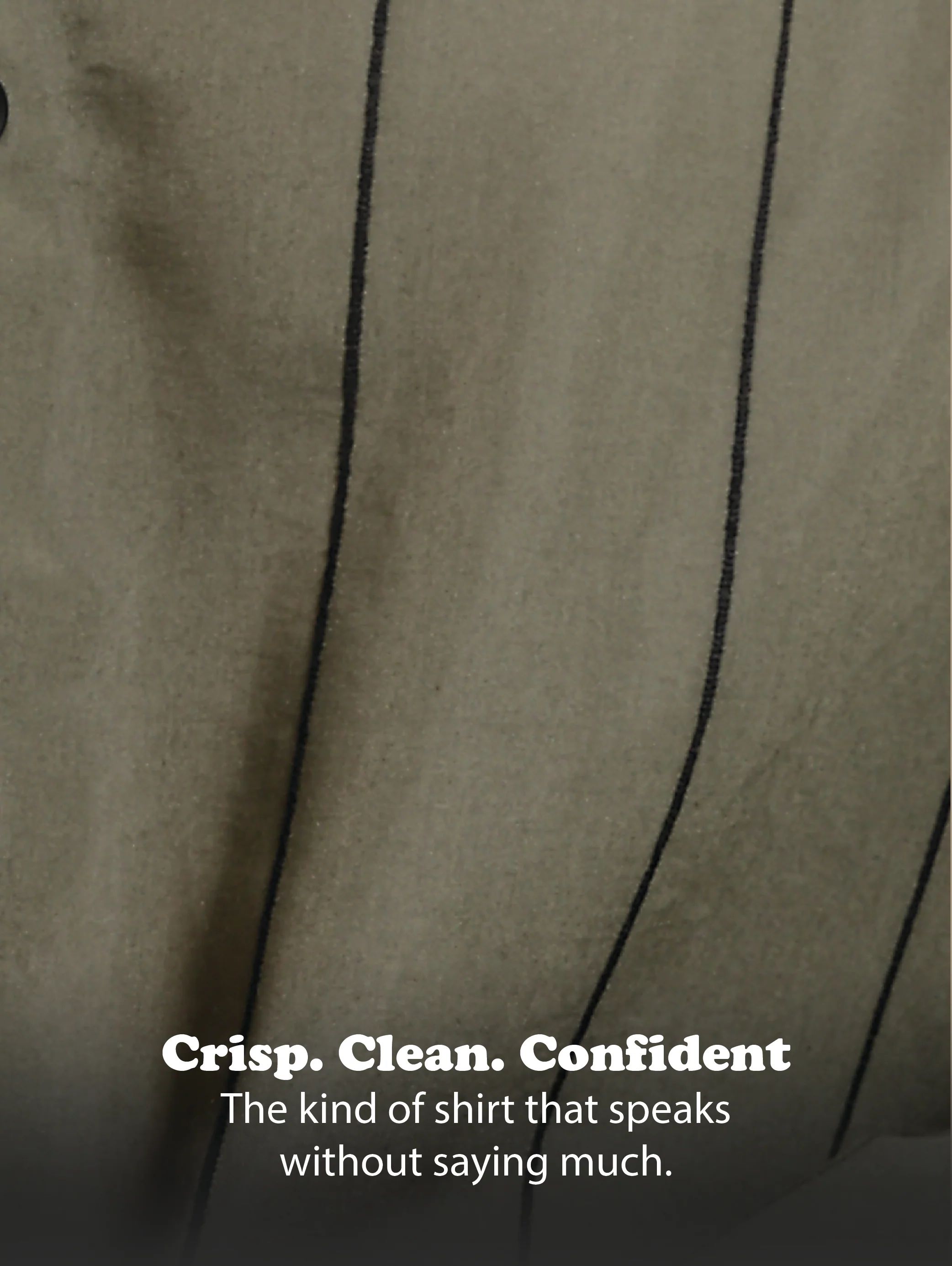 Men Olive Nylon Slim Fit Striped Shirt - Image 11