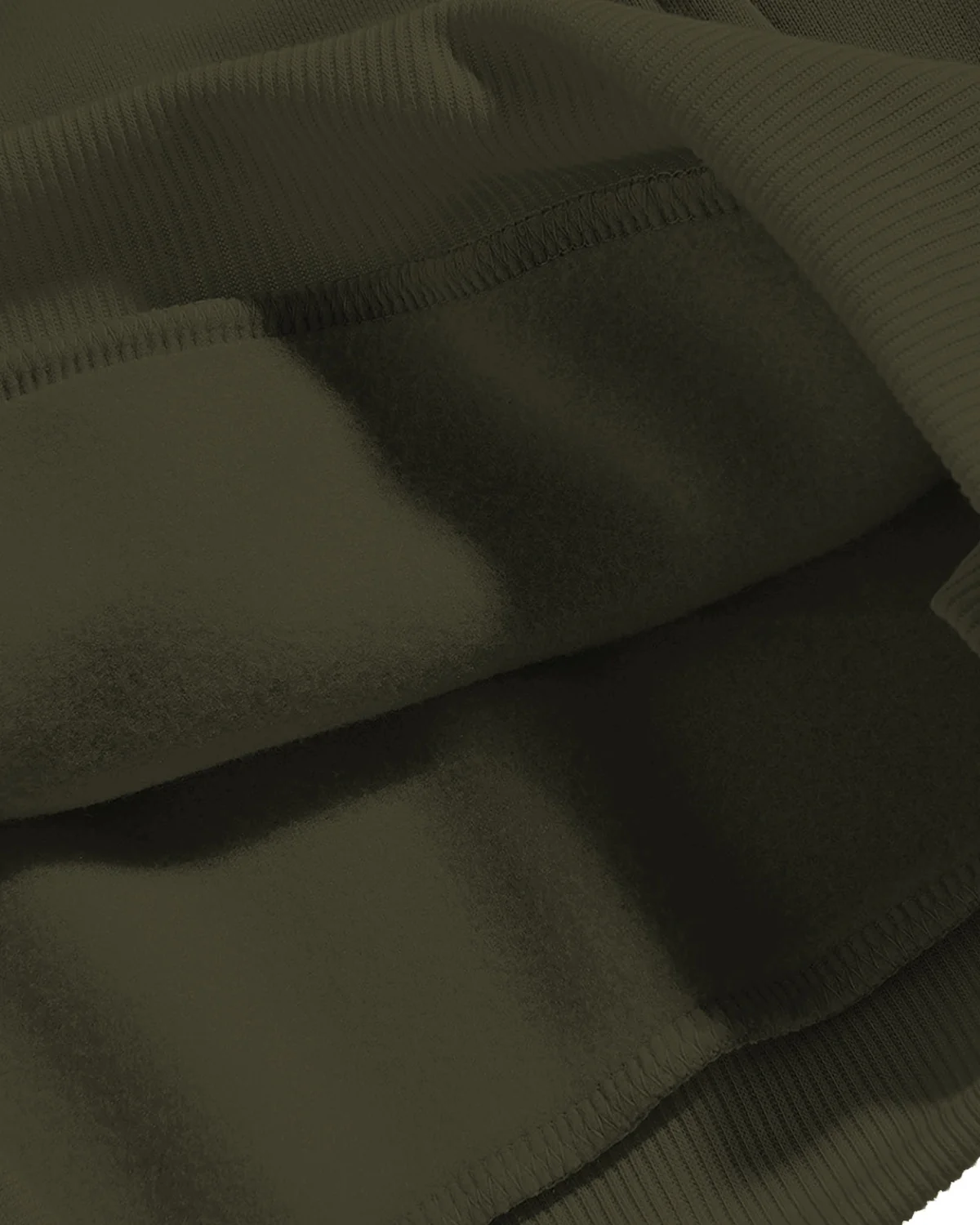 Men Olive Printed Hoodie - Image 7