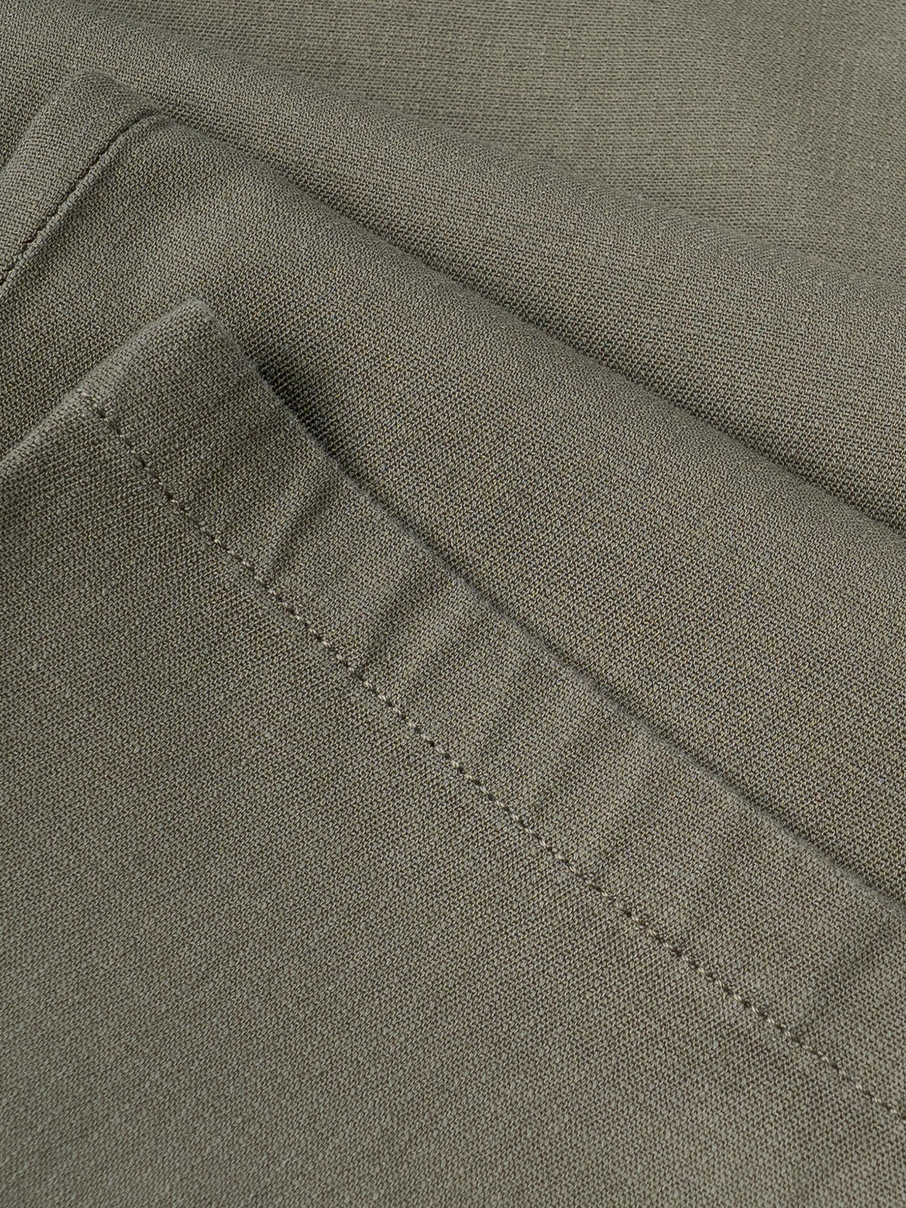 Men Olive Smart Slim Fit Chinos - Image 7
