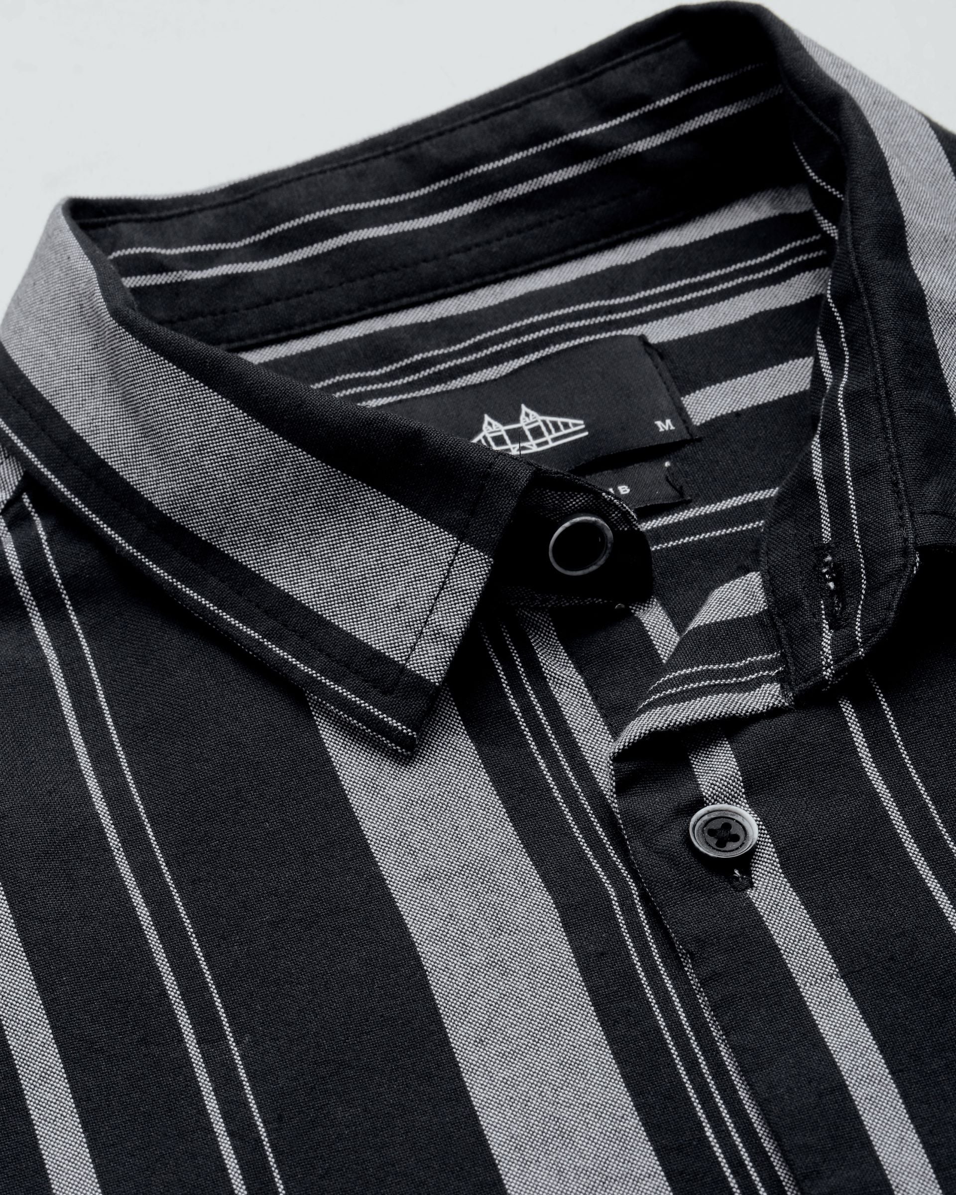Men Olive Striped Shirt - Image 8