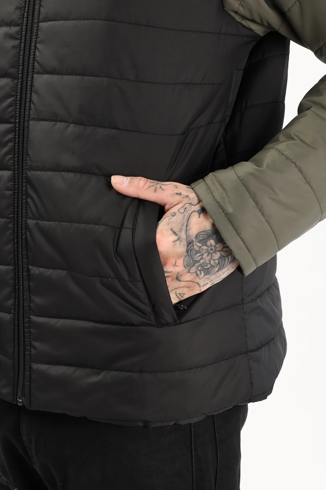 Men Olive Winter Ready Bomber Jacket - Image 7