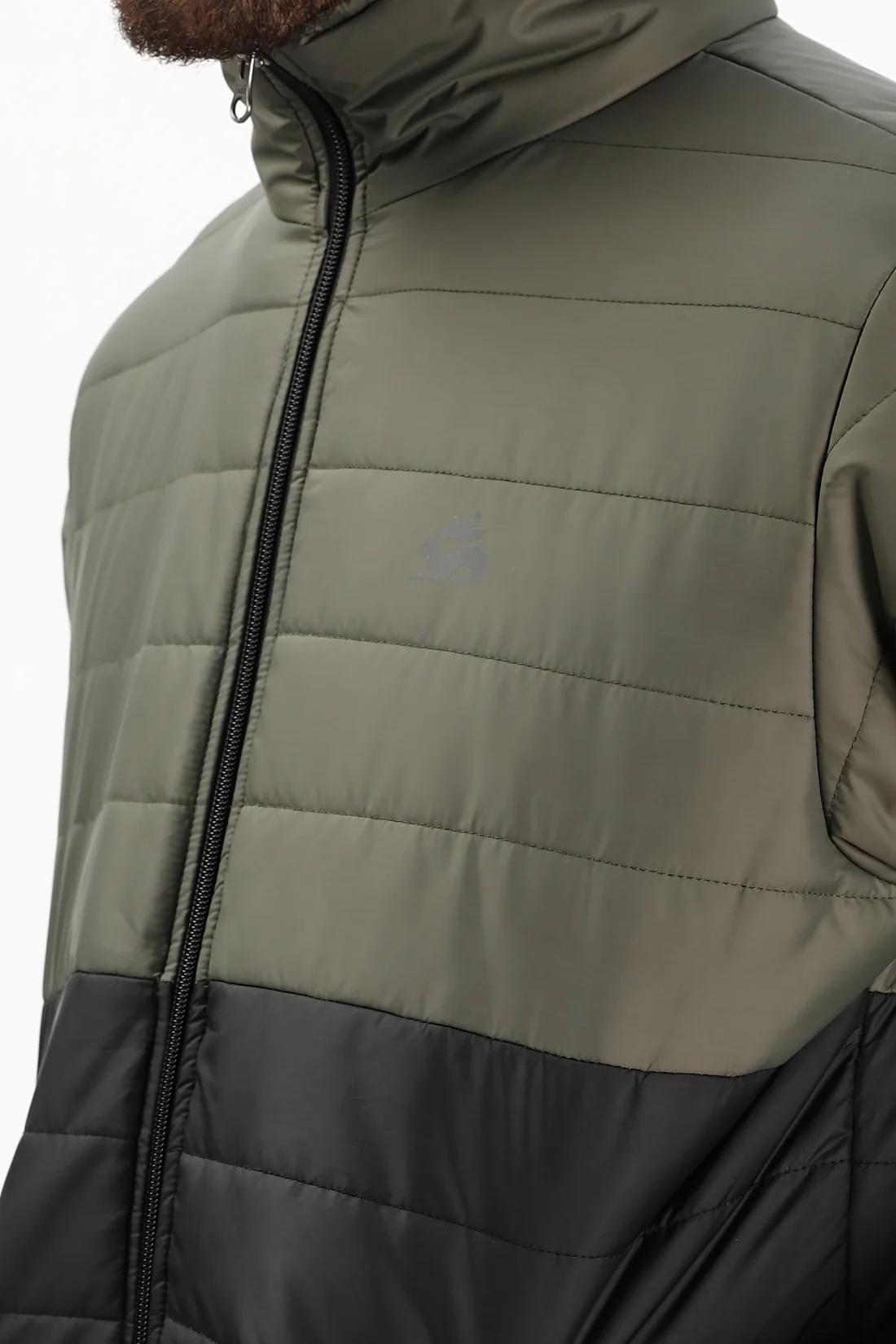 Men Olive  Winter Ready Bomber Jacket - Image 5