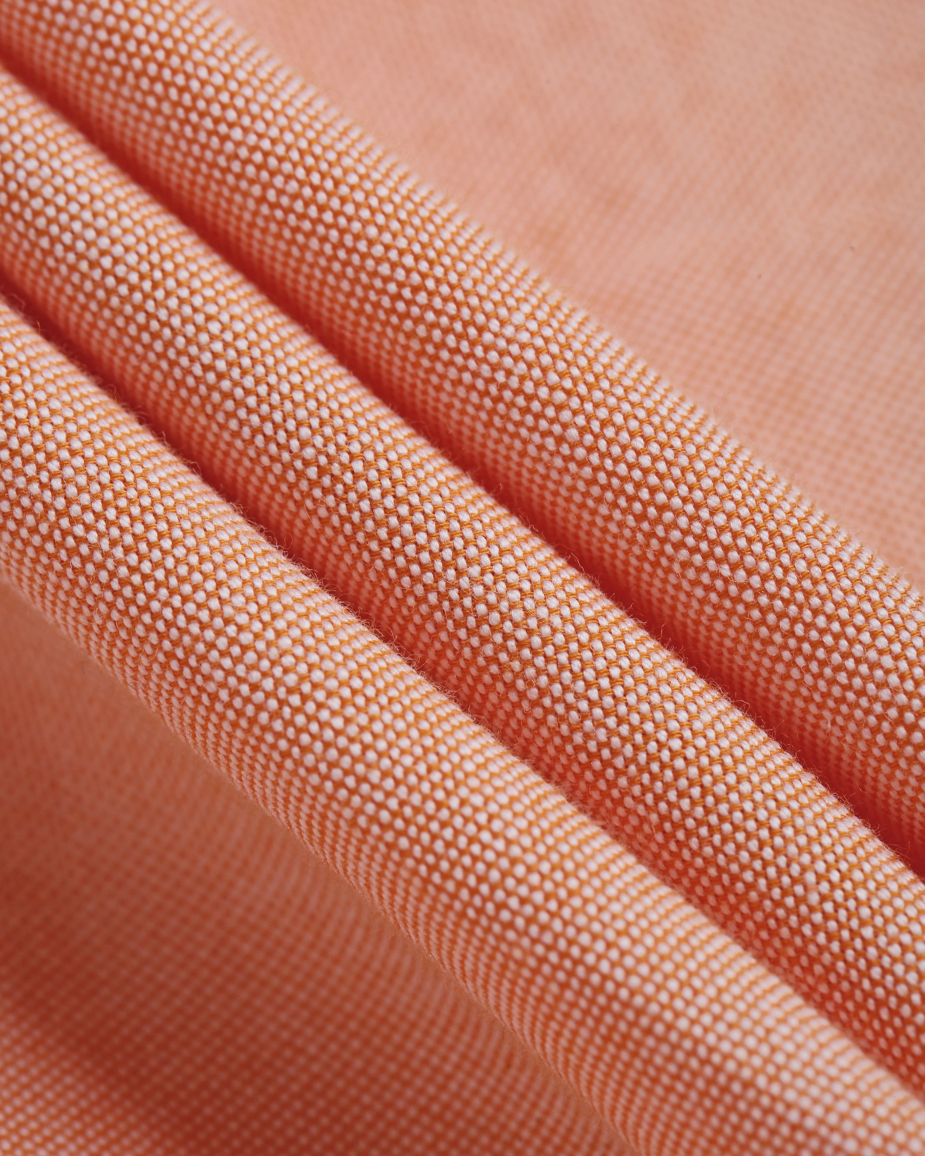 Men Orange Oxford Shirt - Image 6