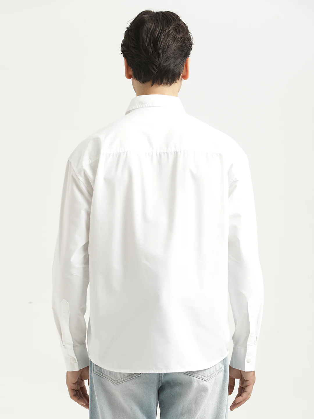 Men Oversized Cotton Shirt - Image 5