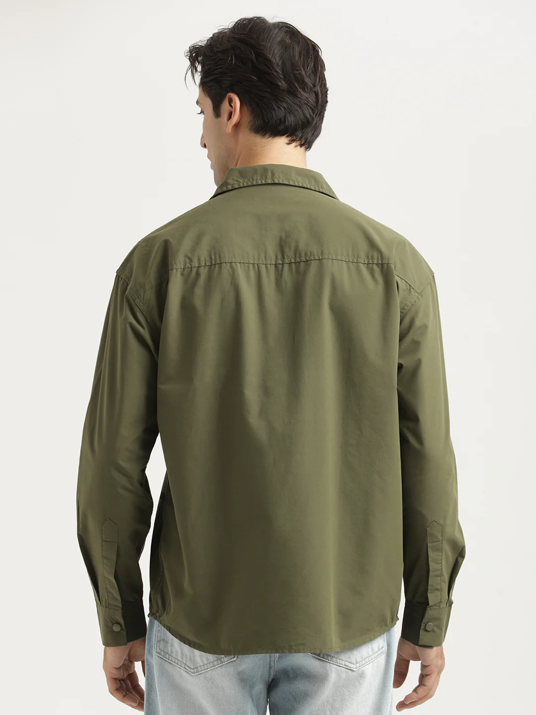 Men Oversized Cotton Shirt - Image 6