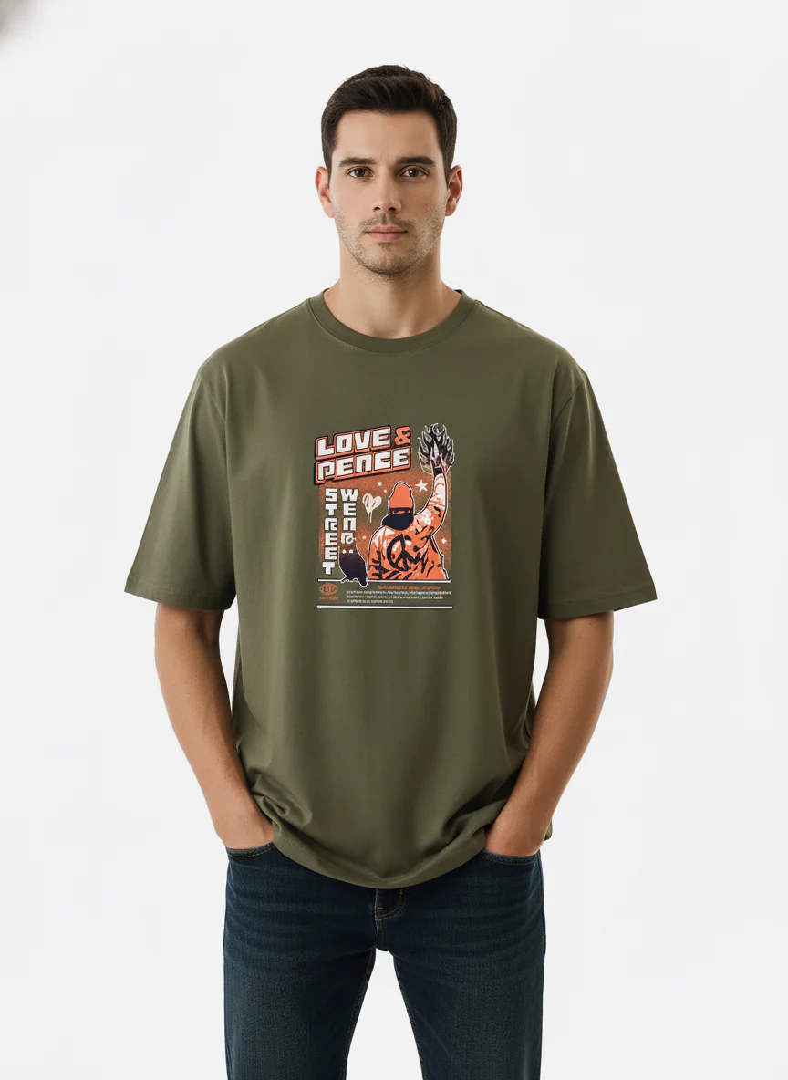 Men Oversized Cotton T-Shirt - Image 8