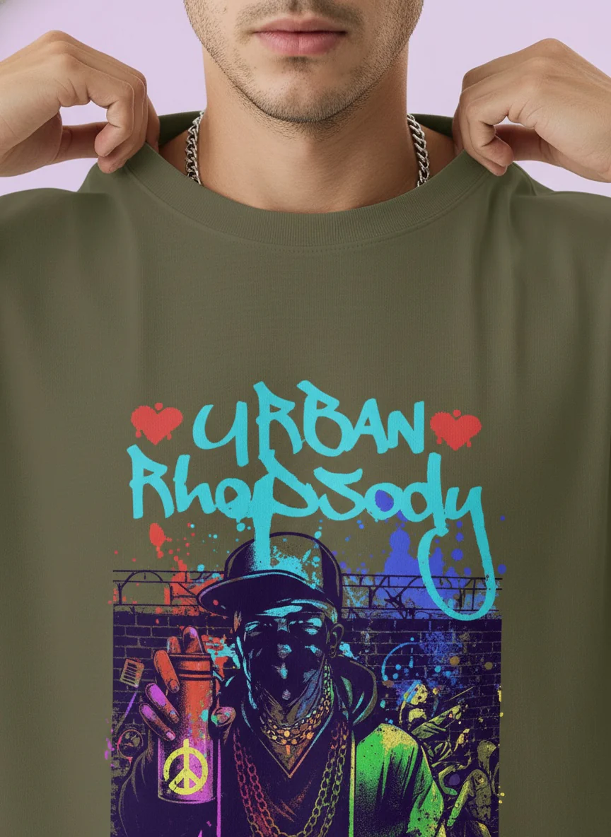 Men Oversized Cotton T-Shirt - Image 3