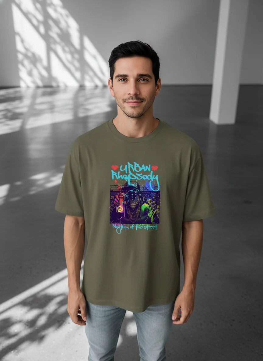 Men Oversized Cotton T-Shirt - Image 4